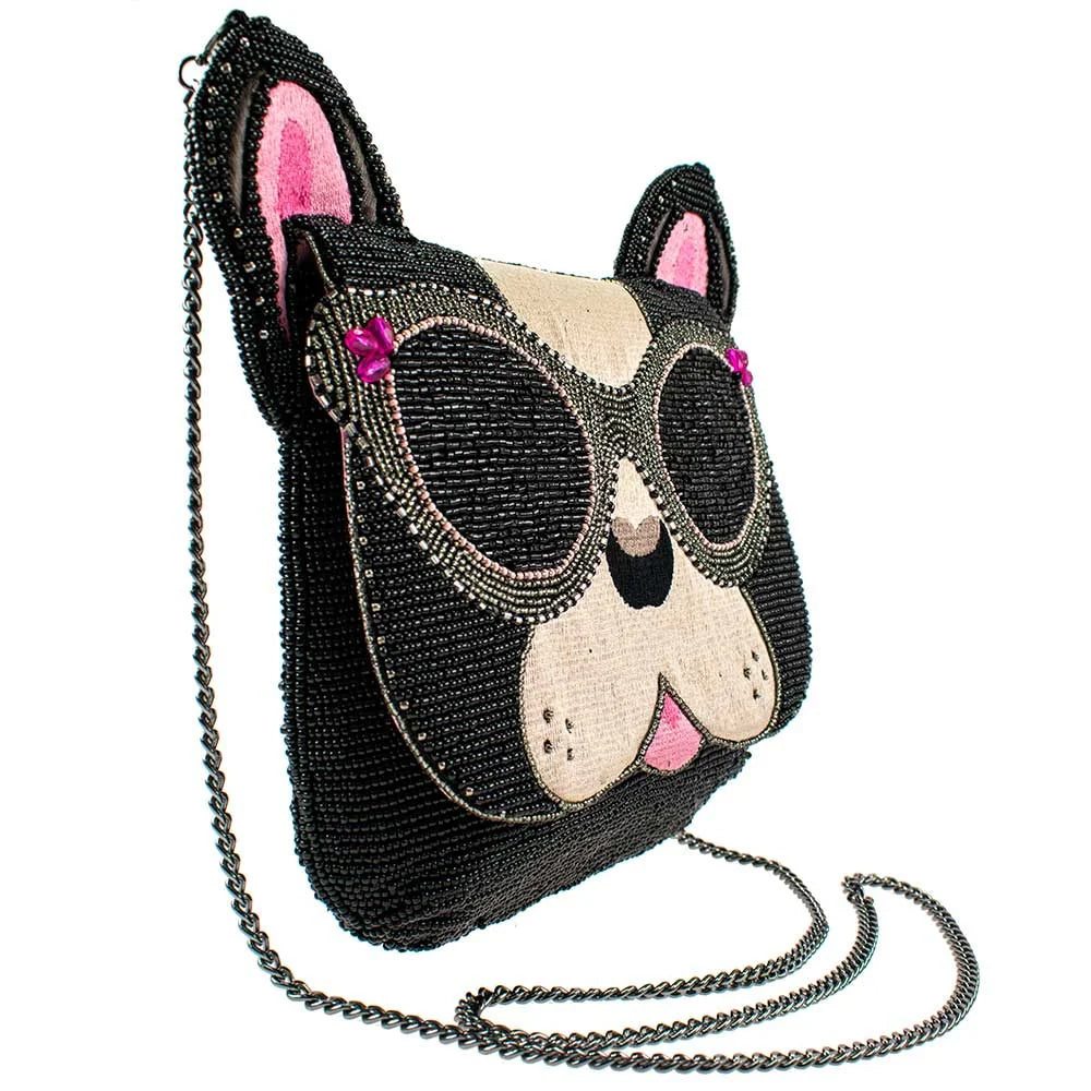 Mary Frances Throw Me a Bone Crossbody Handbag