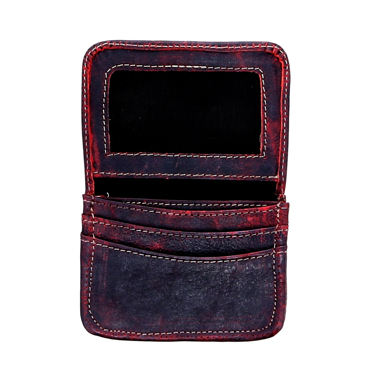 BED STU Jeor Wallet red black delux