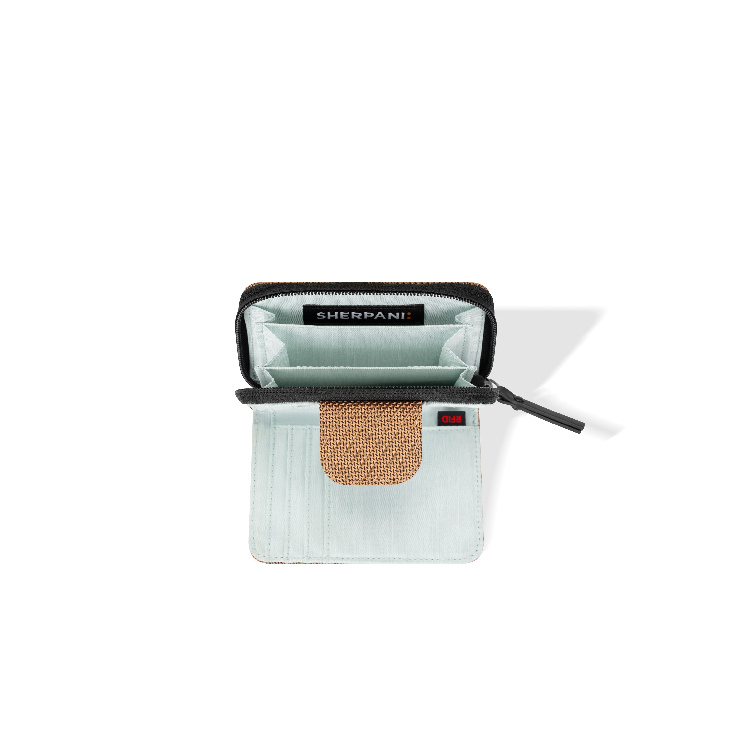 Sherpani Barcelona AT Zip Wallet sand