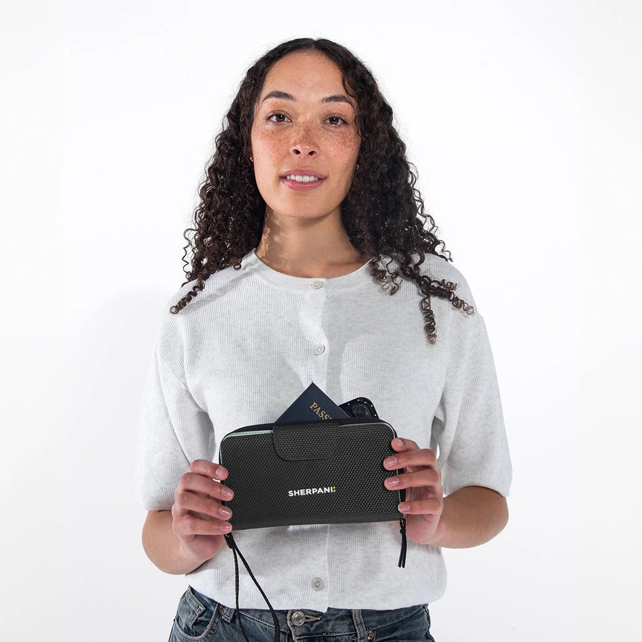 Sherpani Tulum AT Long Wristlet Wallet carbon