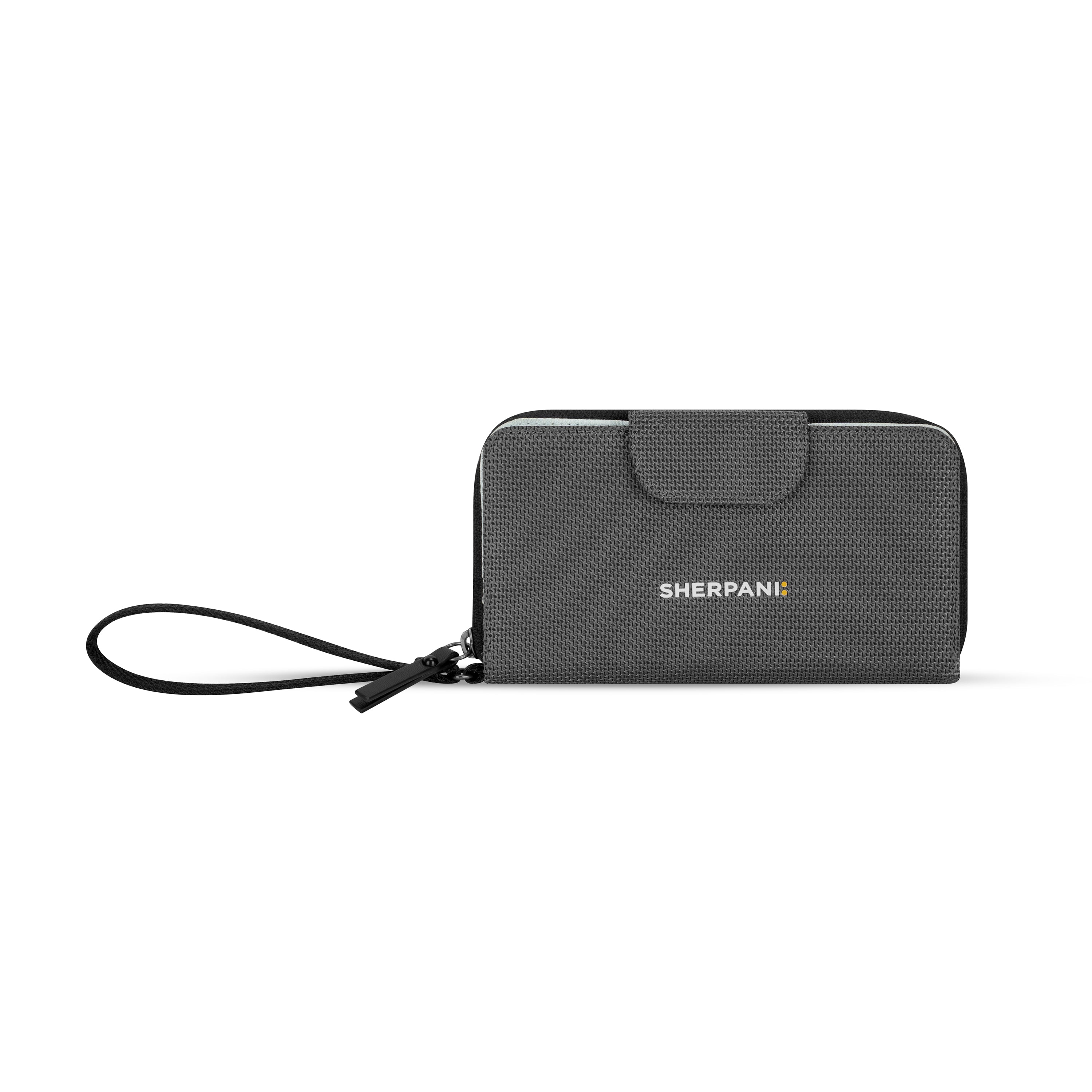Sherpani Tulum AT Long Wristlet Wallet granite