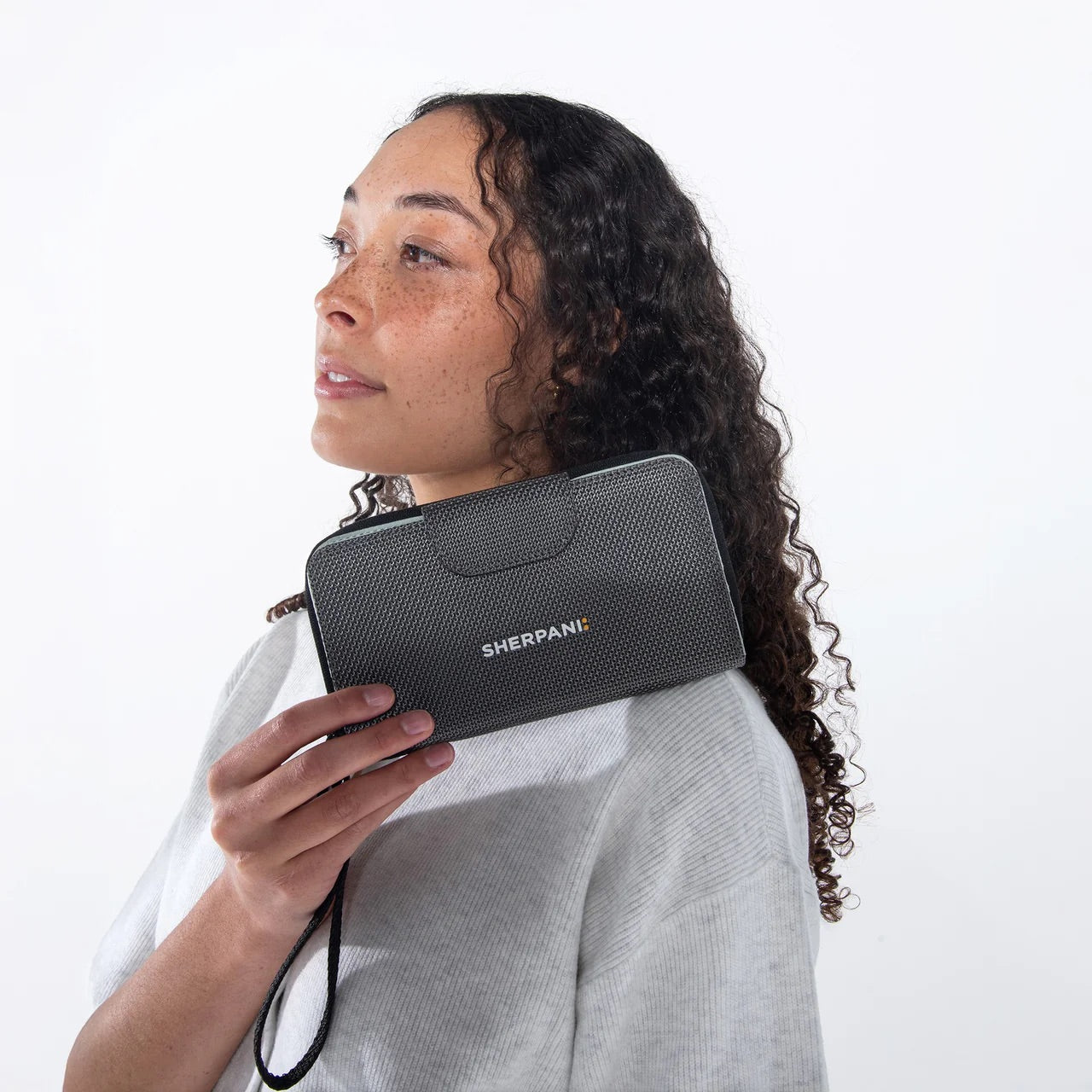 Sherpani Tulum AT Long Wristlet Wallet granite
