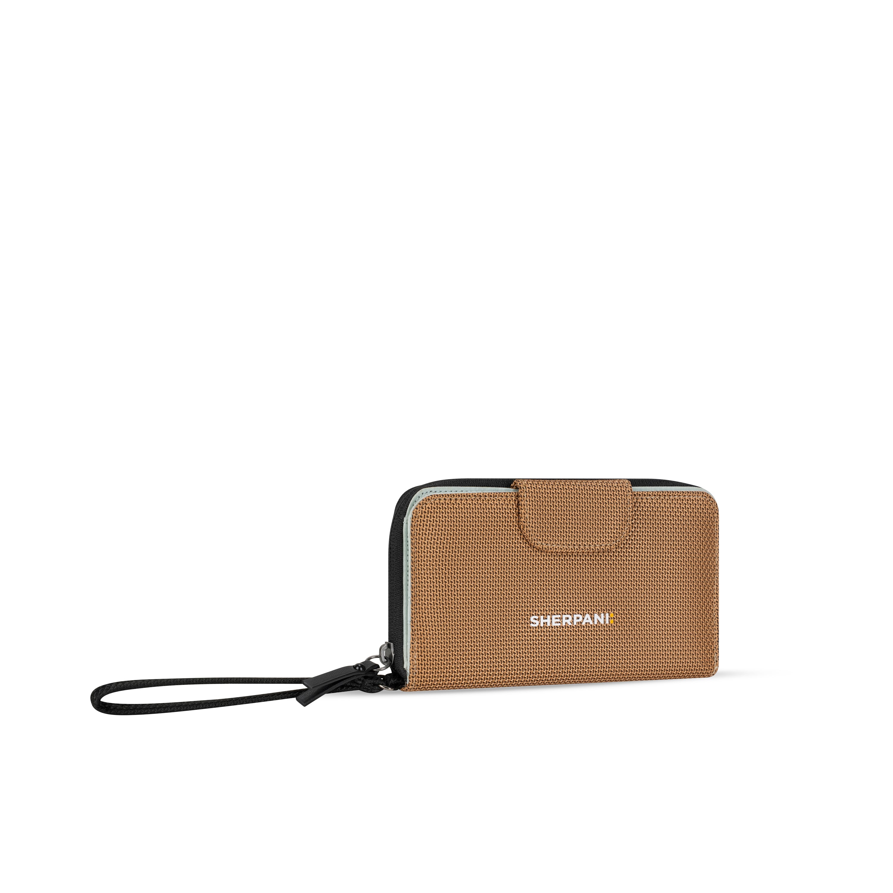 Sherpani Tulum AT Long Wristlet Wallet sand