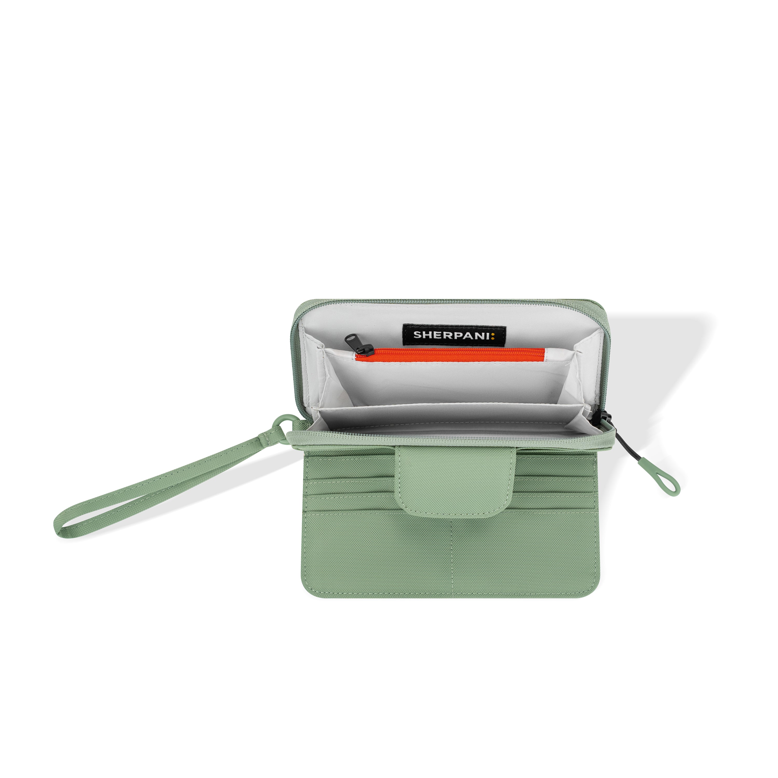 Sherpani Tulum Long Wristlet Wallet olivine