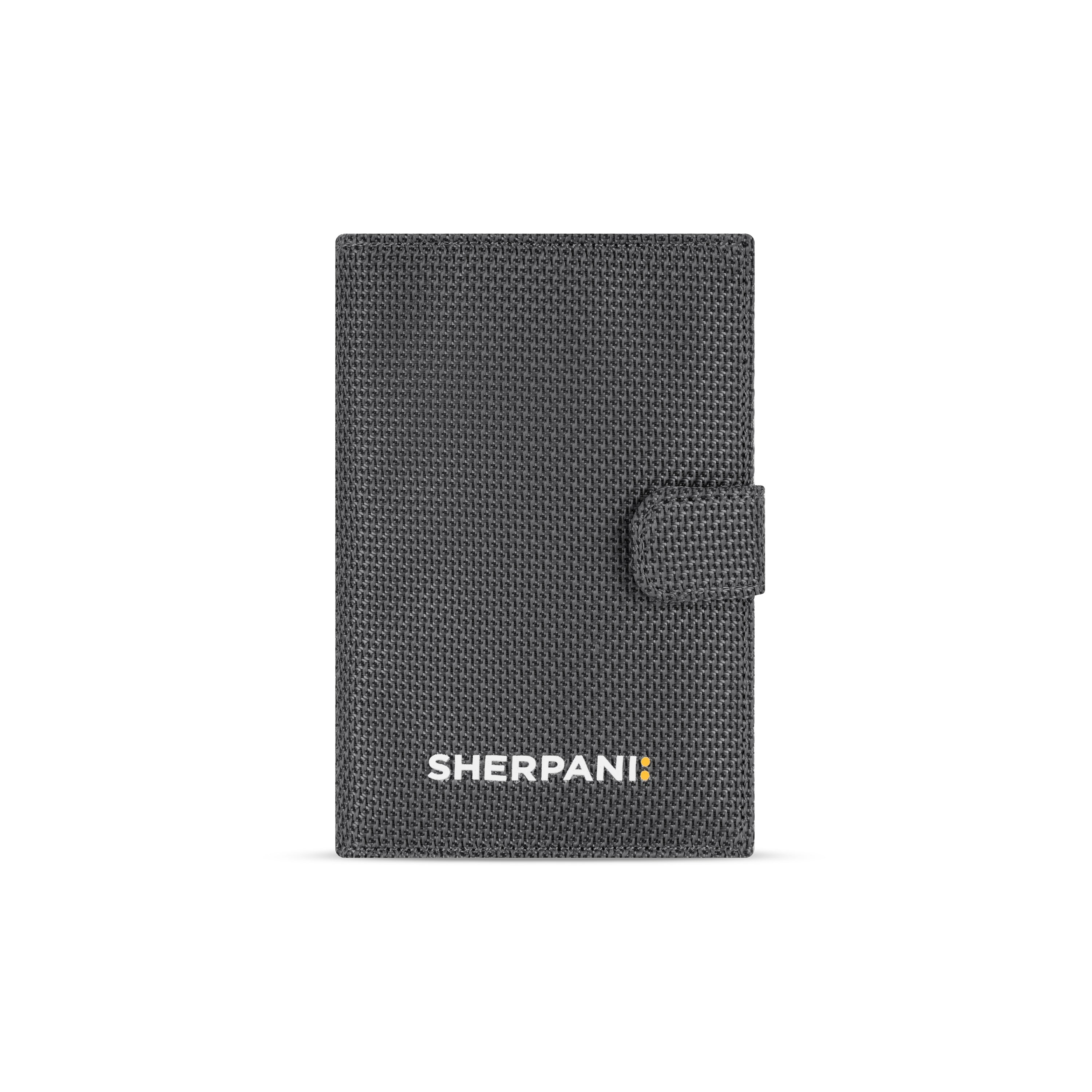 Sherpani Vienna AT Travel Passport Wallet granite