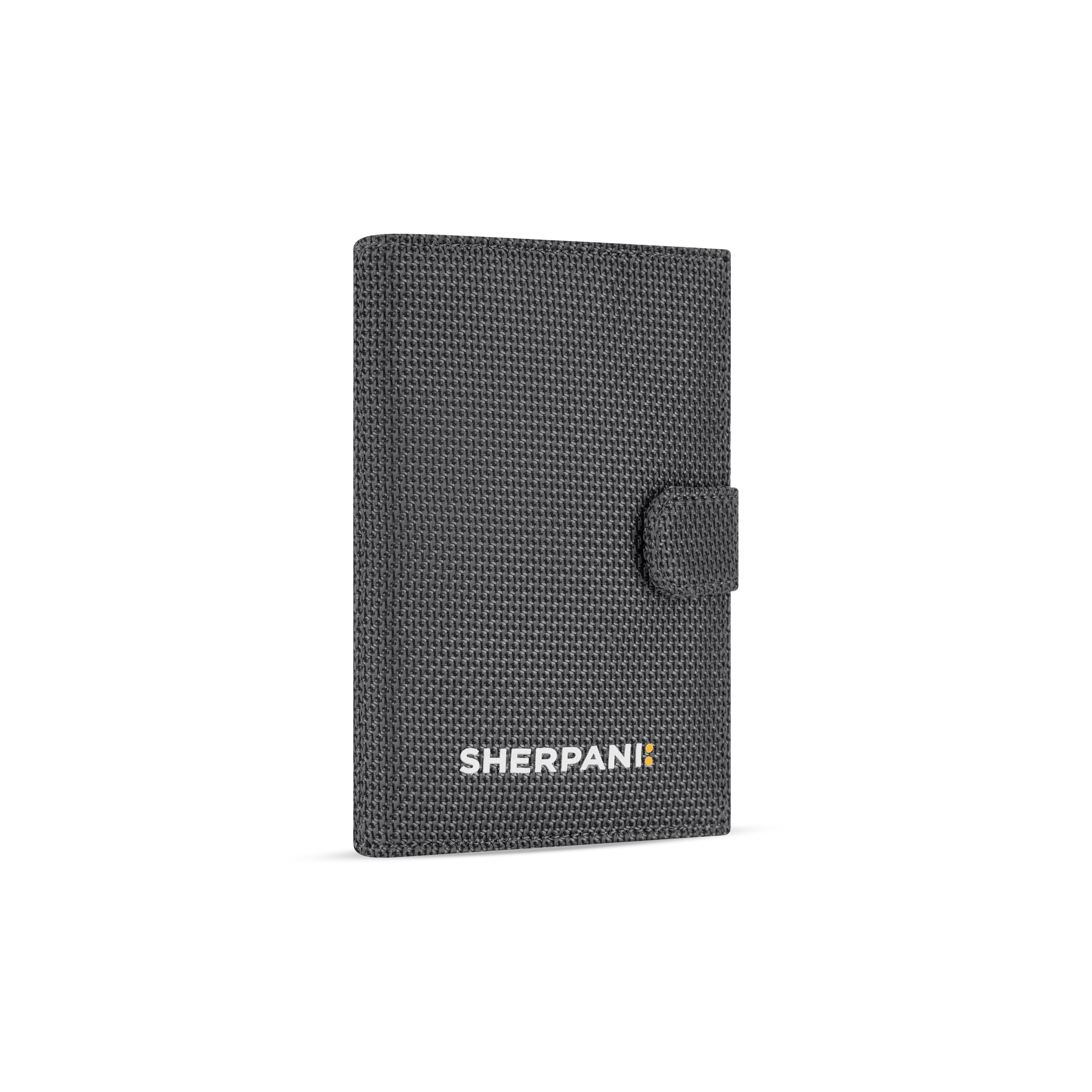 Sherpani Vienna AT Travel Passport Wallet granite