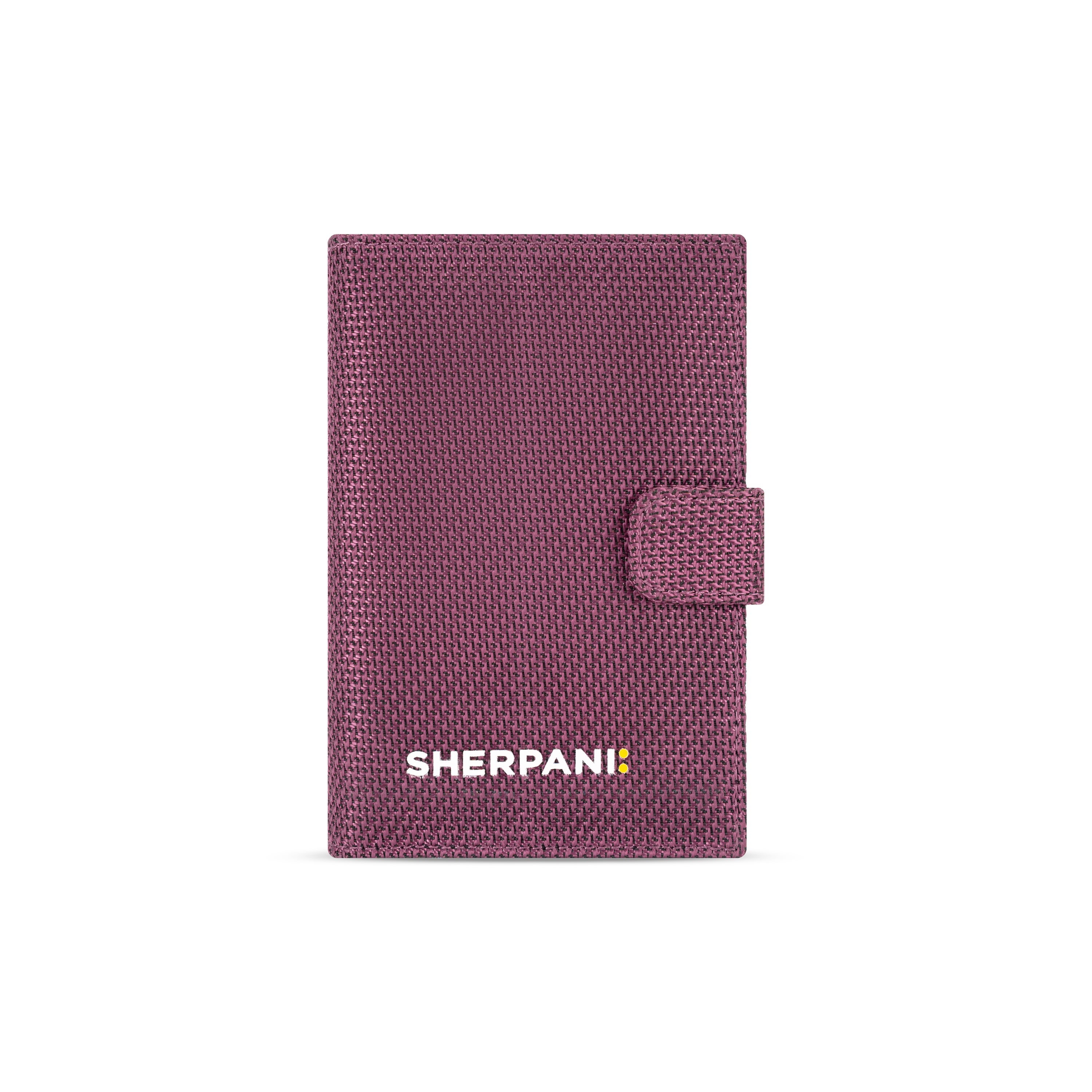 Sherpani Vienna AT Travel Passport Wallet smoky orchid