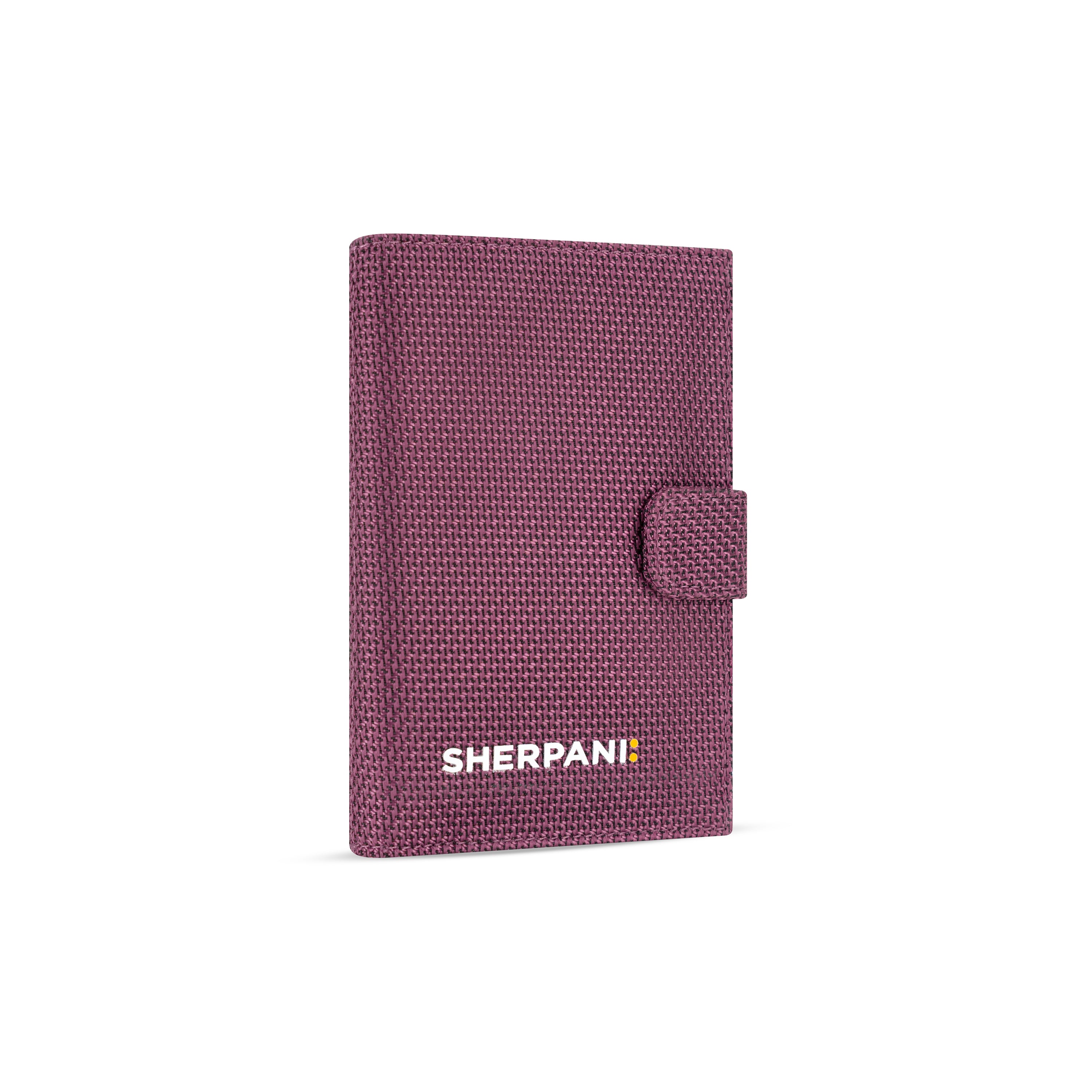 Sherpani Vienna AT Travel Passport Wallet smoky orchid