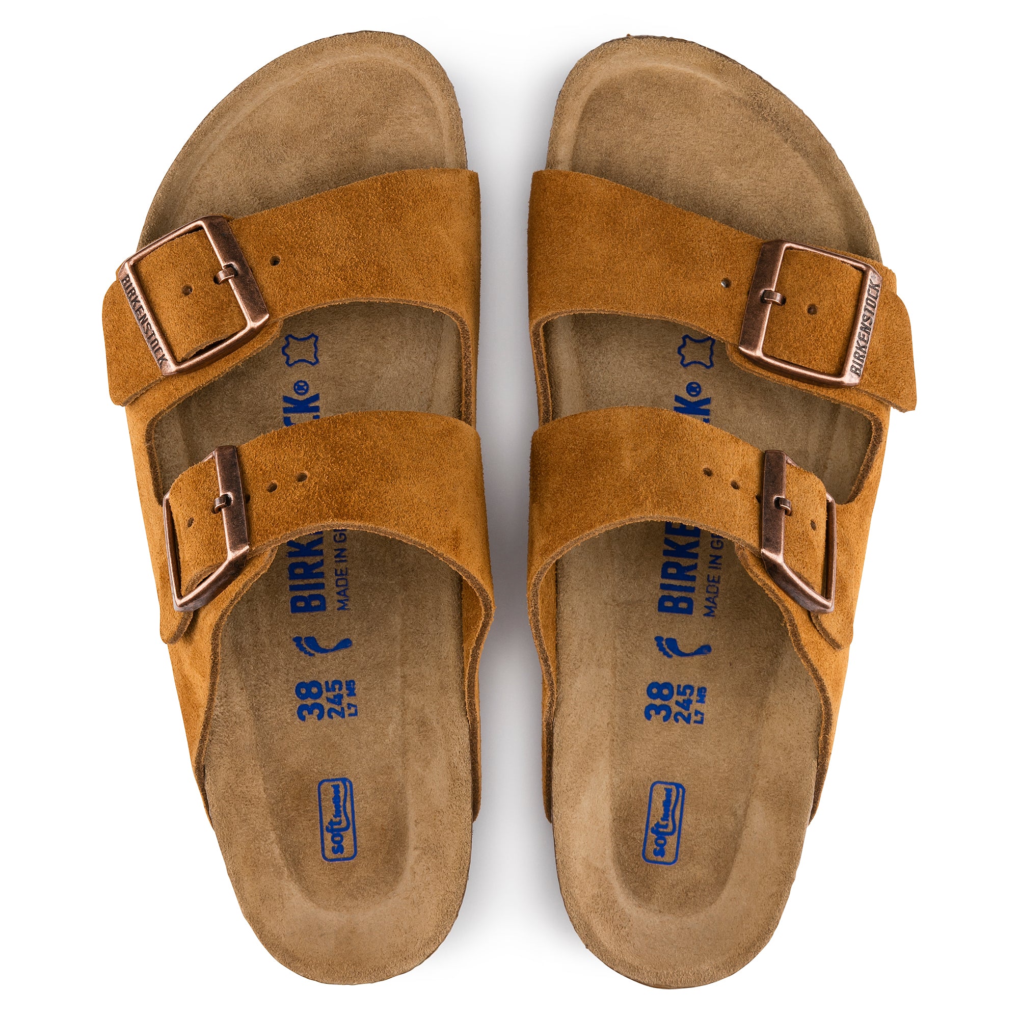 靴 BIRKENSTOCK / Arizona mink suede sandals Arizona Soft Footbed Suede Leather Mink | BIRKENSTOCK