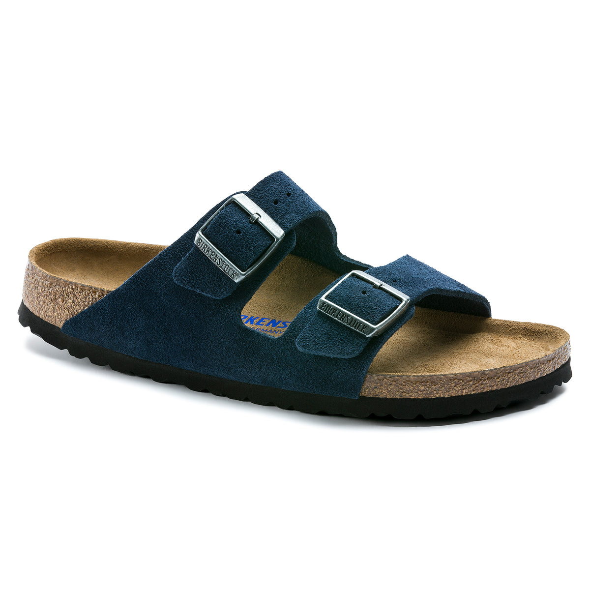 Birkenstock Limited Edition Arizona Soft Footbed night suede with black sole