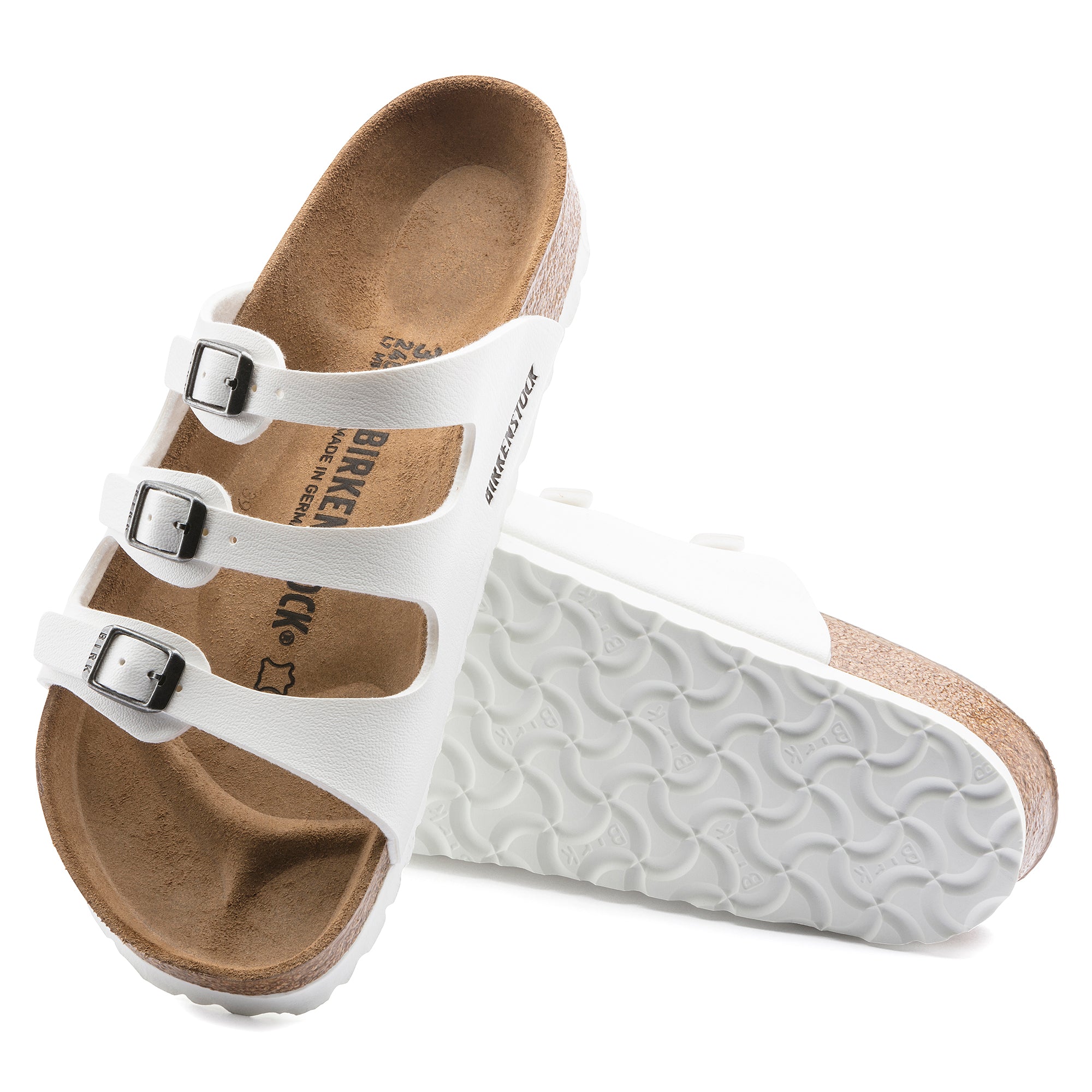 BIRKENSTOCK Florida BS ホワイト 39 Birkenstock Florida white Birko-Flor