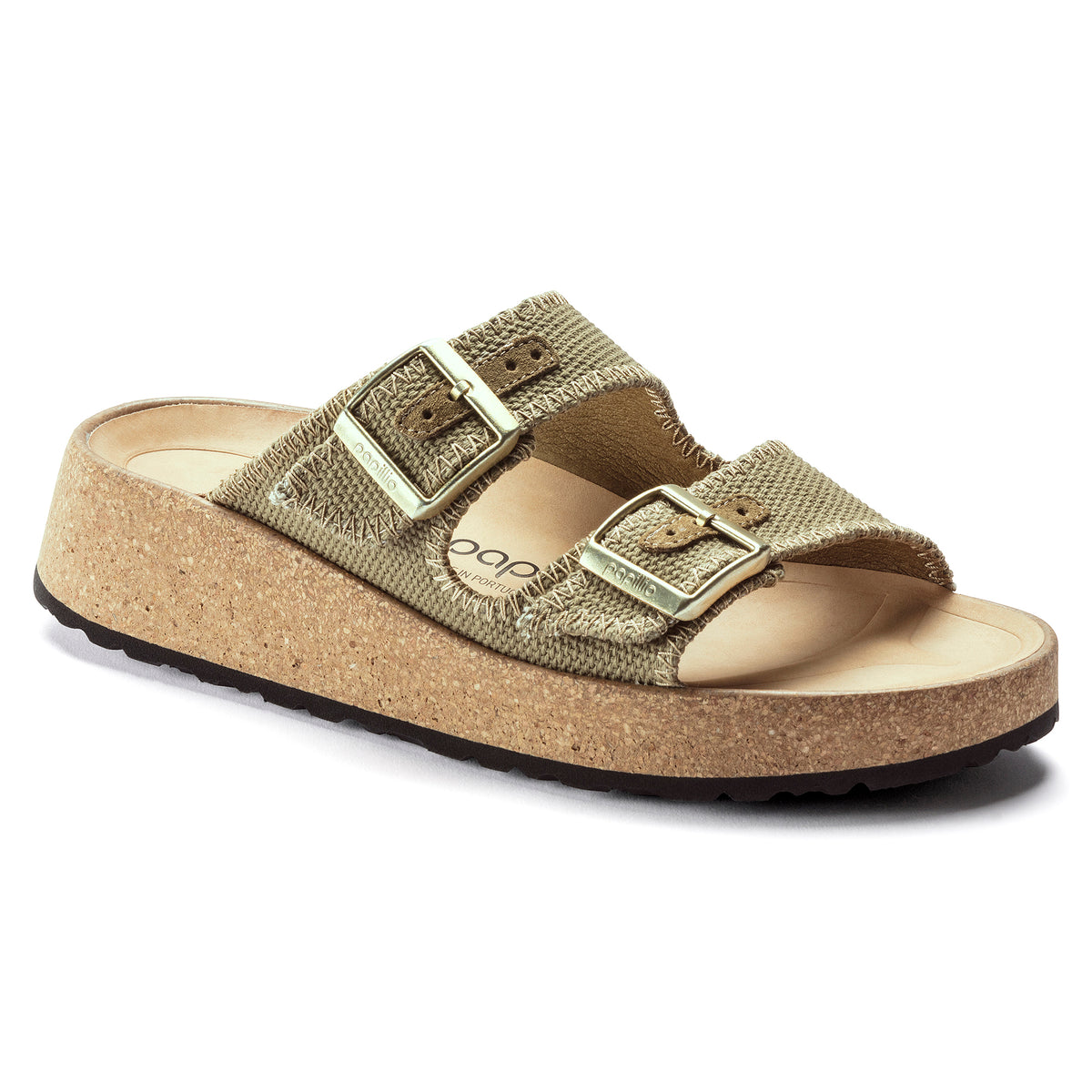 Papillio Gabriela faded khaki canvas by Birkenstock