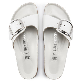 Birkenstock Limited Edition Madrid Big Buckle white leather