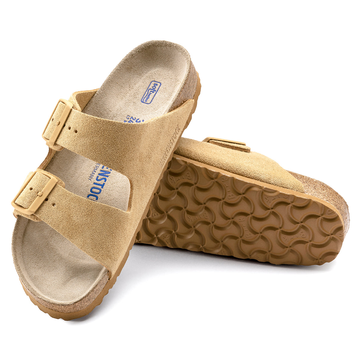 Birkenstock Limited Edition Arizona Soft Footbed latte cream suede