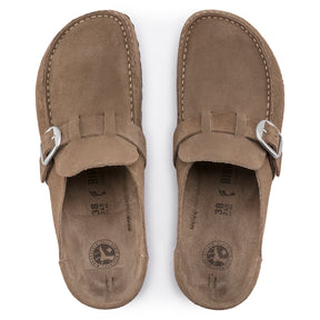Birkenstock Buckley gray taupe suede