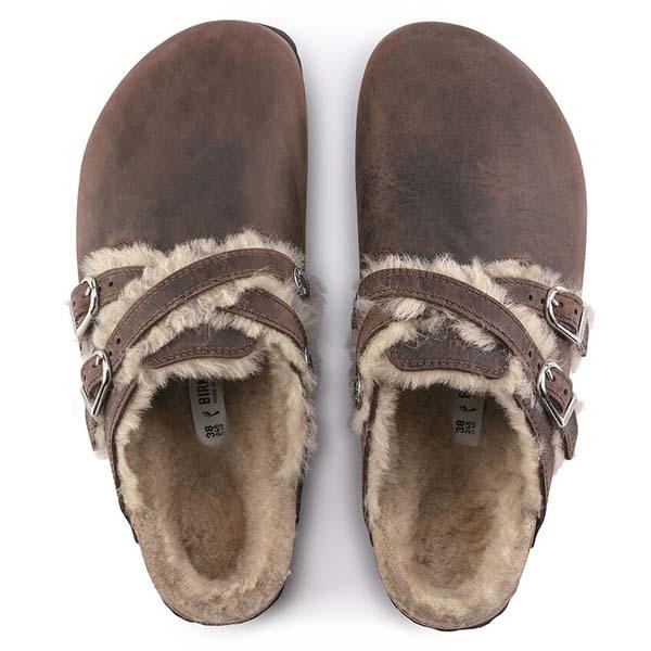 Birkenstock Limited Edition Blair habana oiled leather/natural shearling