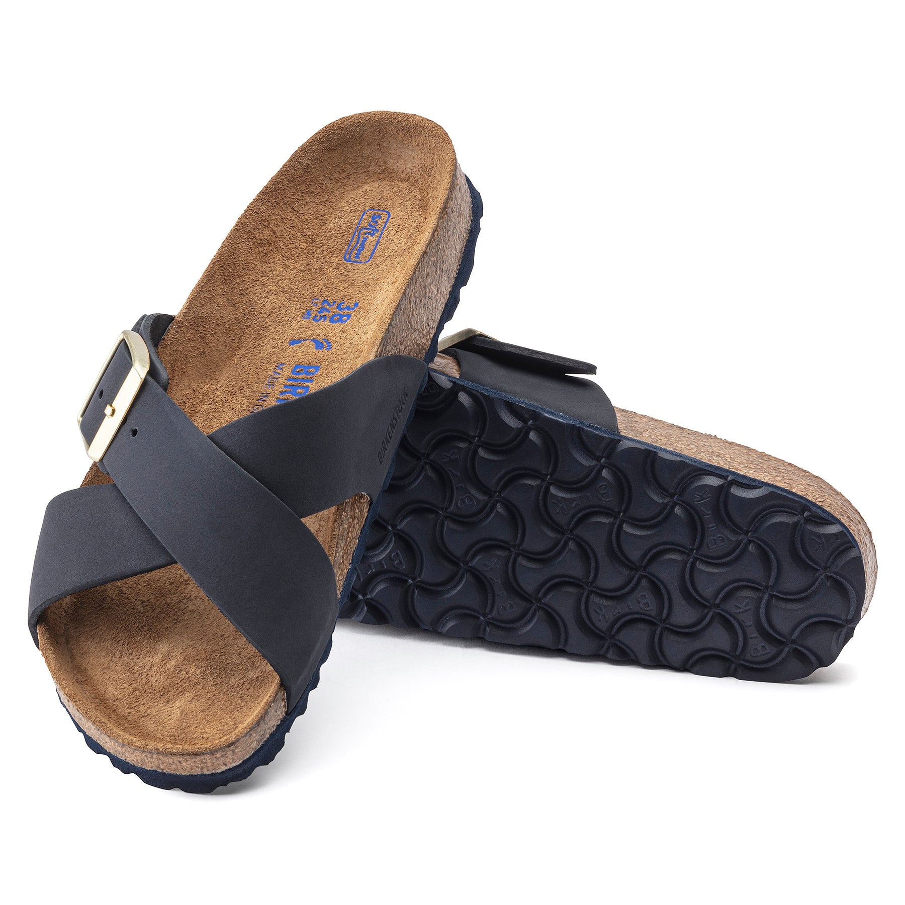 Birkenstock Limited Edition Siena Soft Footbed midnight nubuck