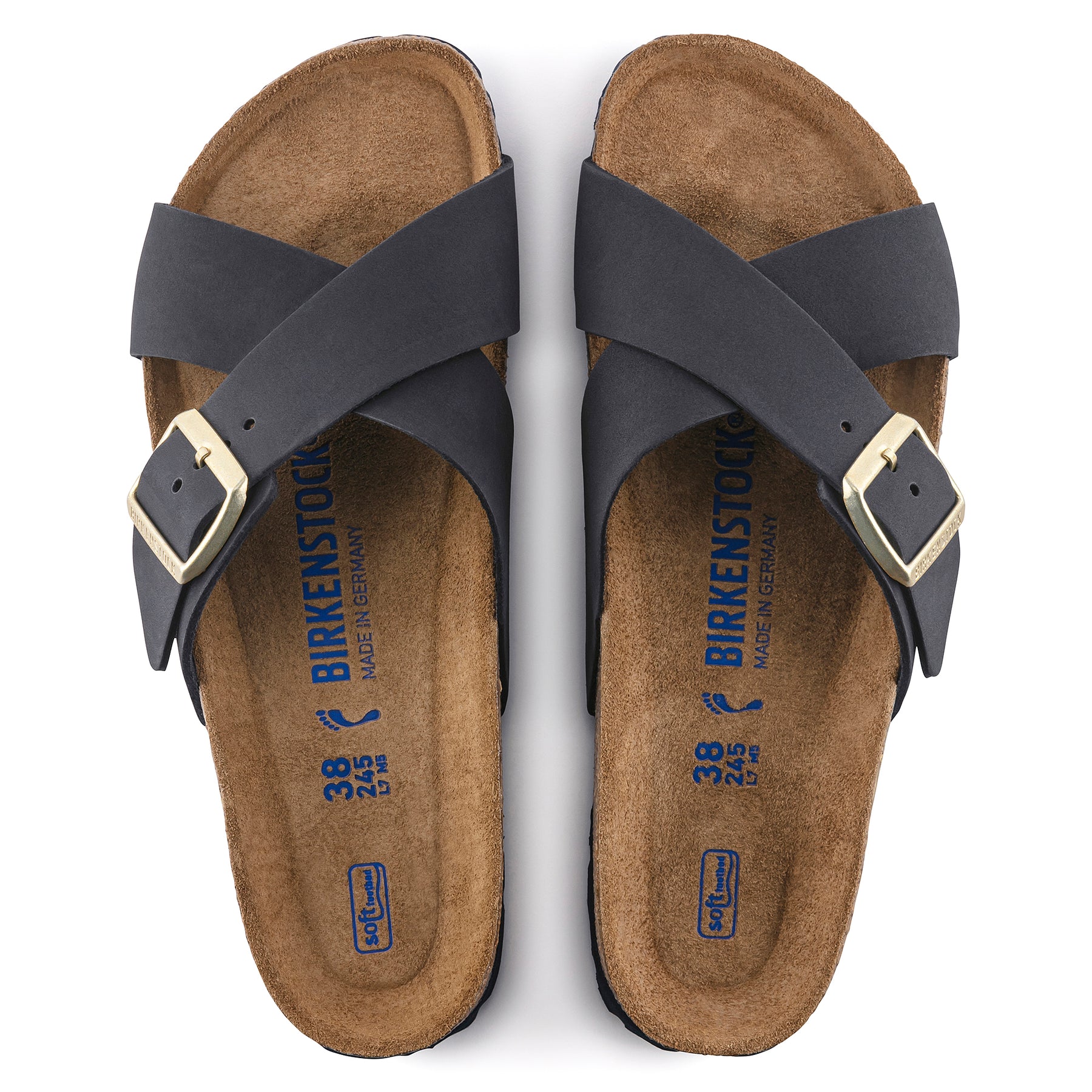 Birkenstock Limited Edition Siena Soft Footbed midnight nubuck