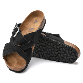 Birkenstock Limited Edition Lugano Soft Footbed midnight suede
