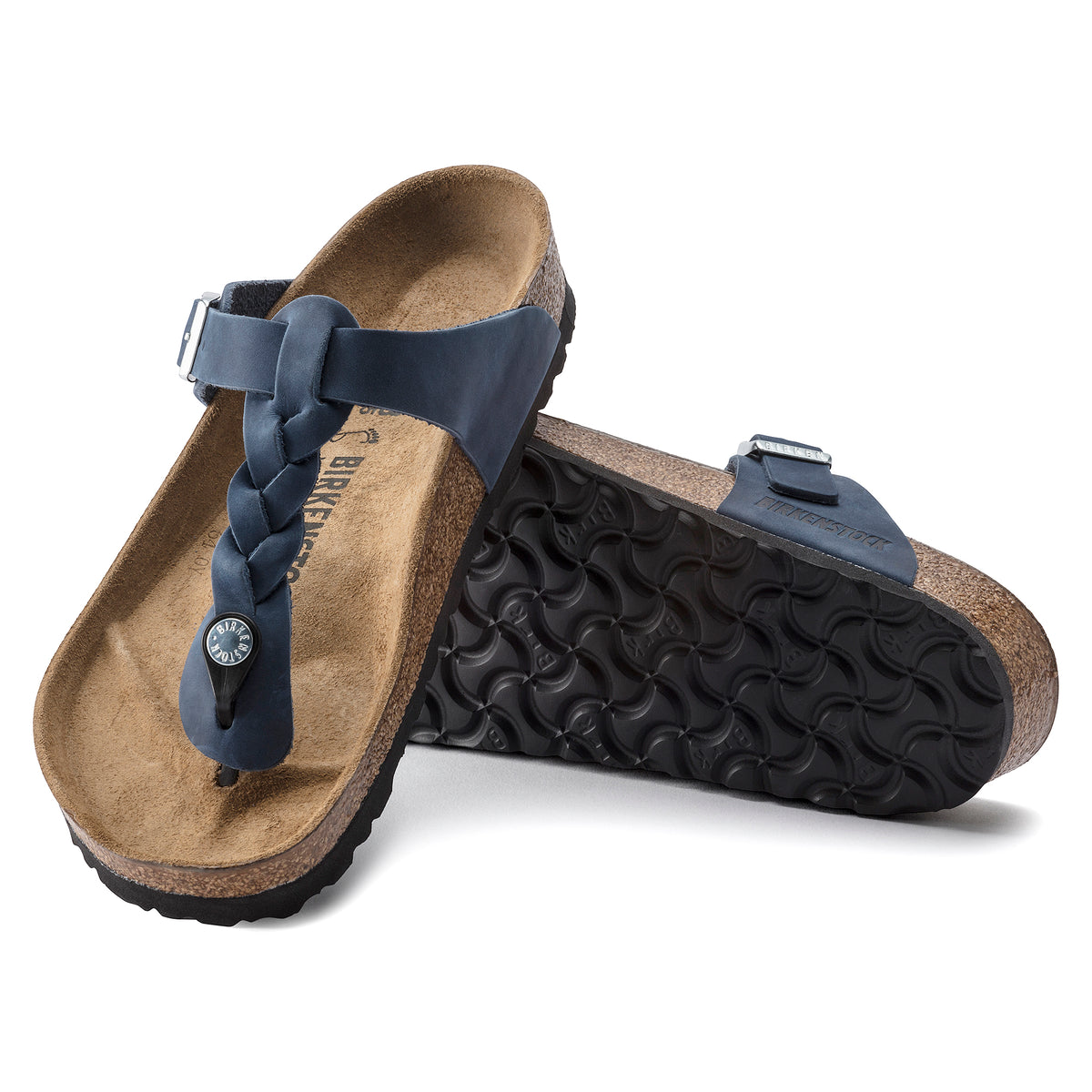 Birkenstock Limited Edition Gizeh Braid navy oiled leather