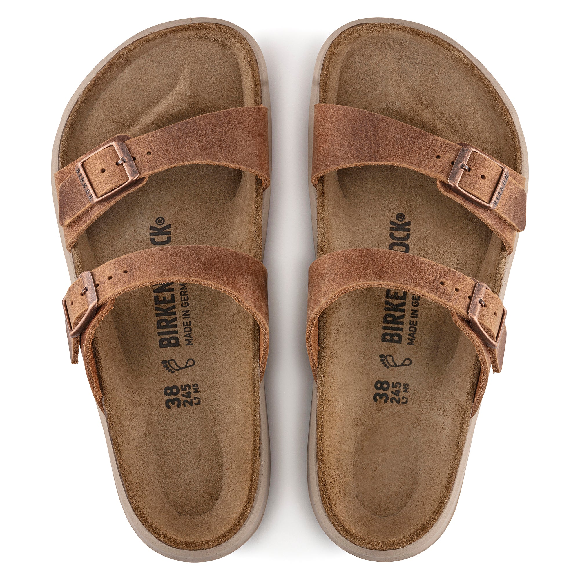 Birkenstock Rugged Casual Women's Sierra ginger brown oiled leather