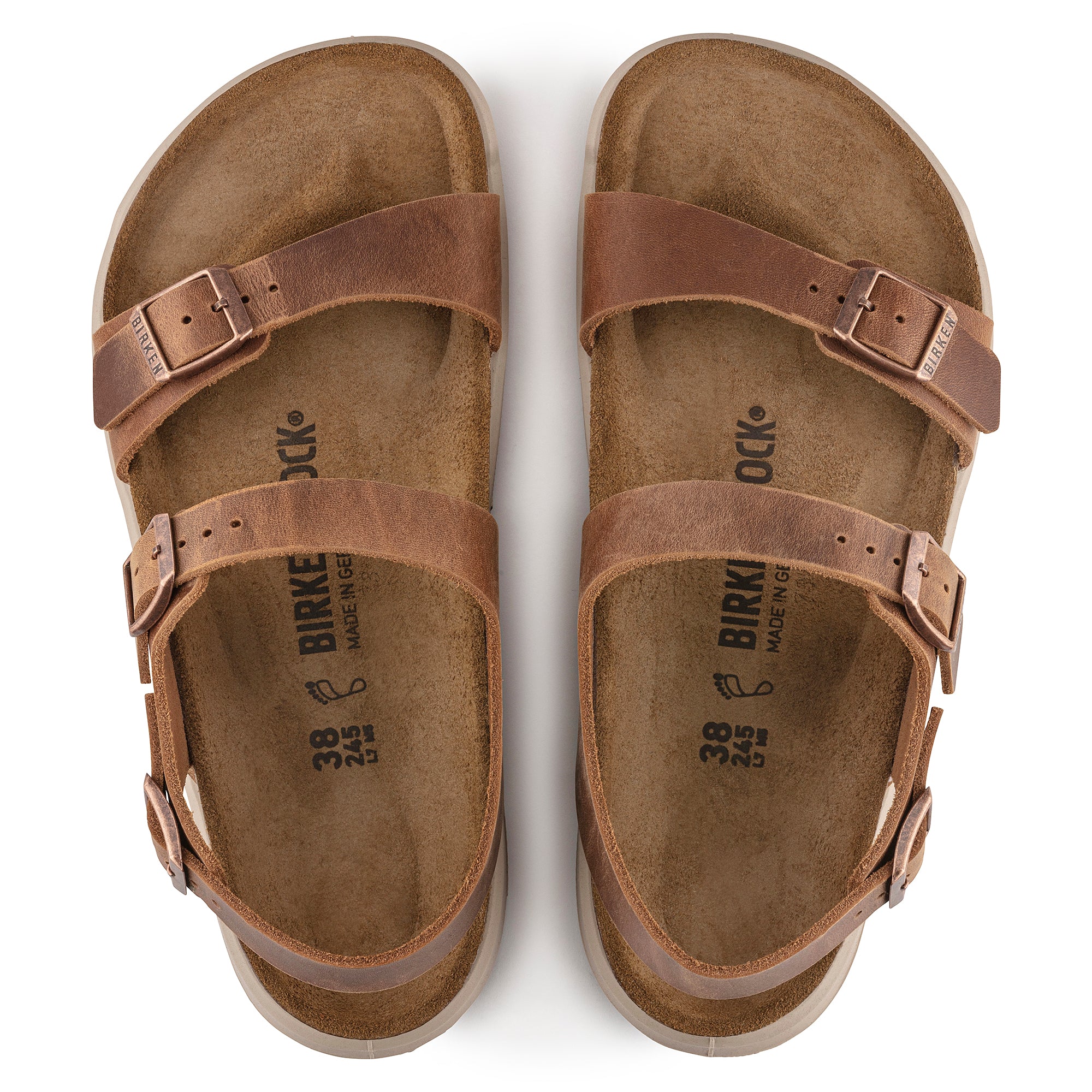Birkenstock Rugged Casual Women's Sonora ginger brown oiled leather