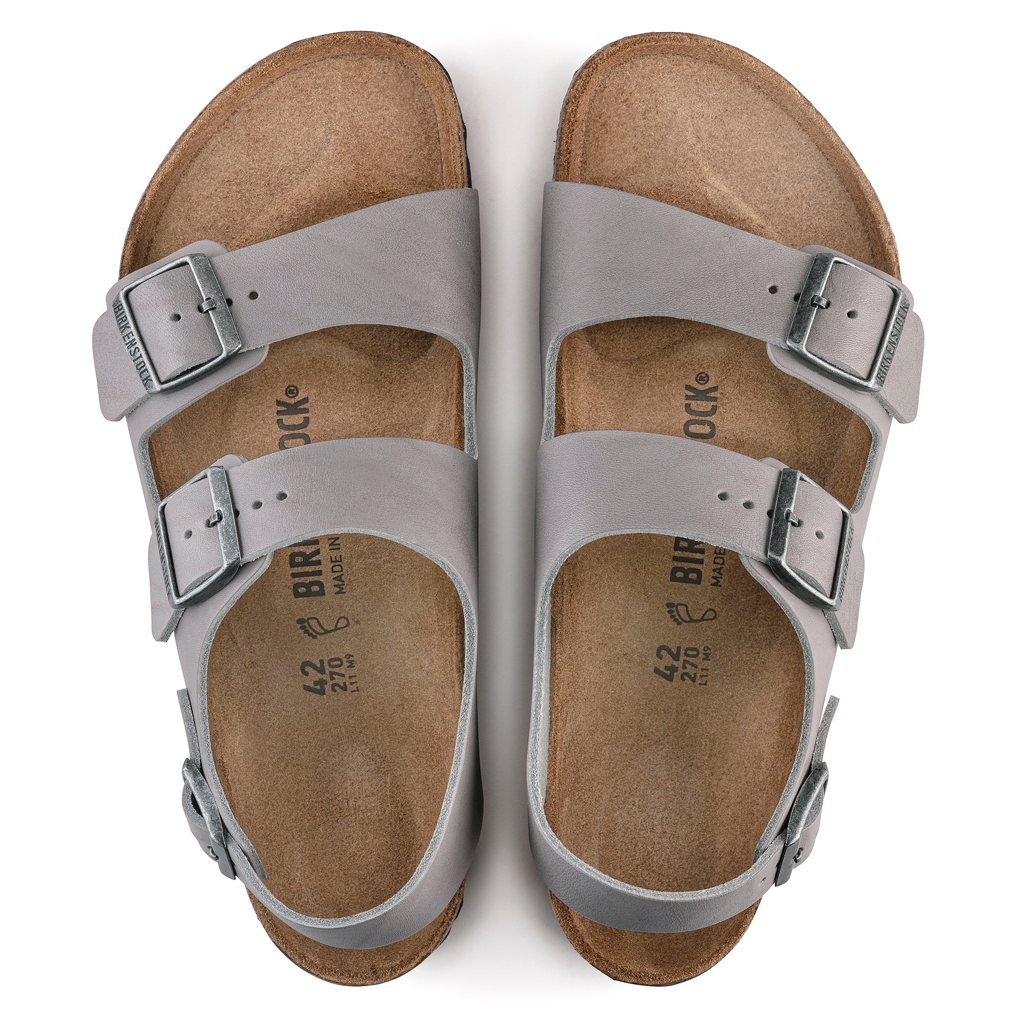 Birkenstock Limited Edition Milano stone coin vintage leather