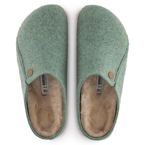Birkenstock Limited Edition Zermatt beryl wool/sandcastle shearling