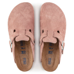 Birkenstock Limited Edition Boston Soft Footbed pink clay suede