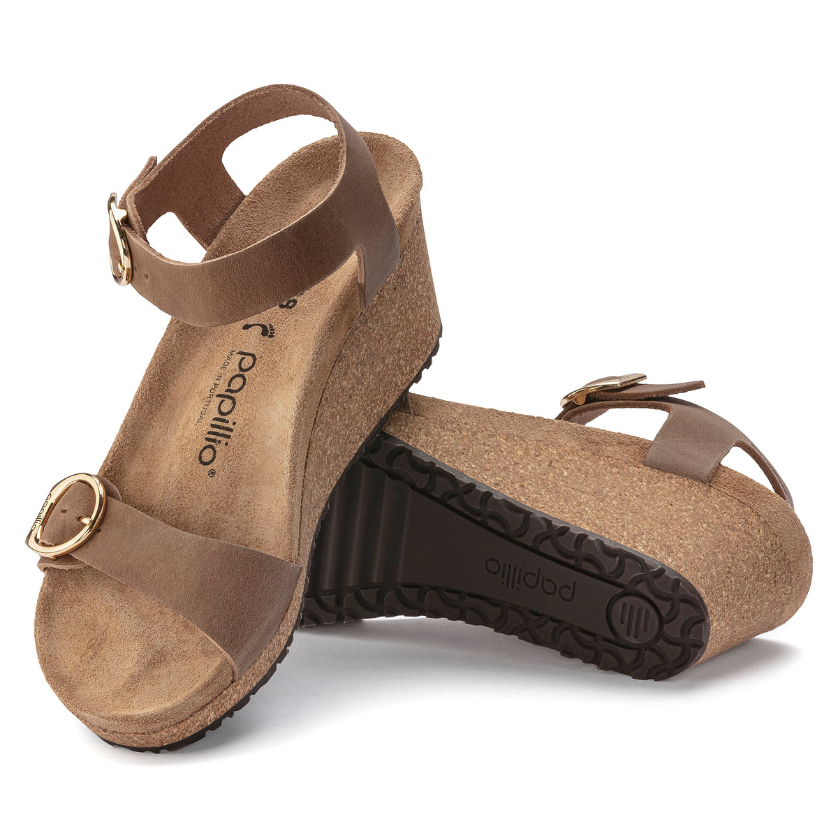 Papillio Soley cognac leather by Birkenstock
