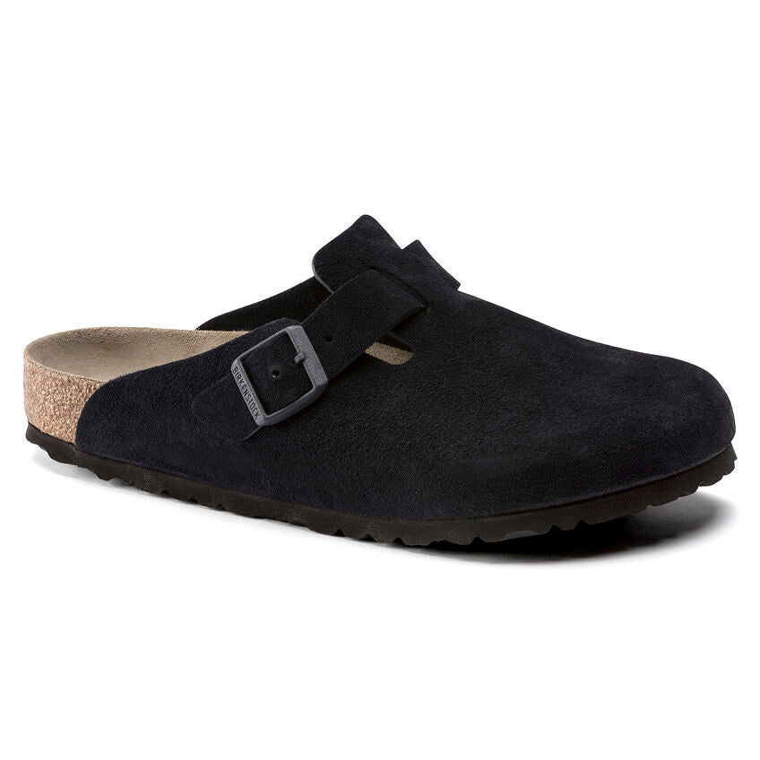 Birkenstock Limited Edition Boston Soft Footbed midnight suede