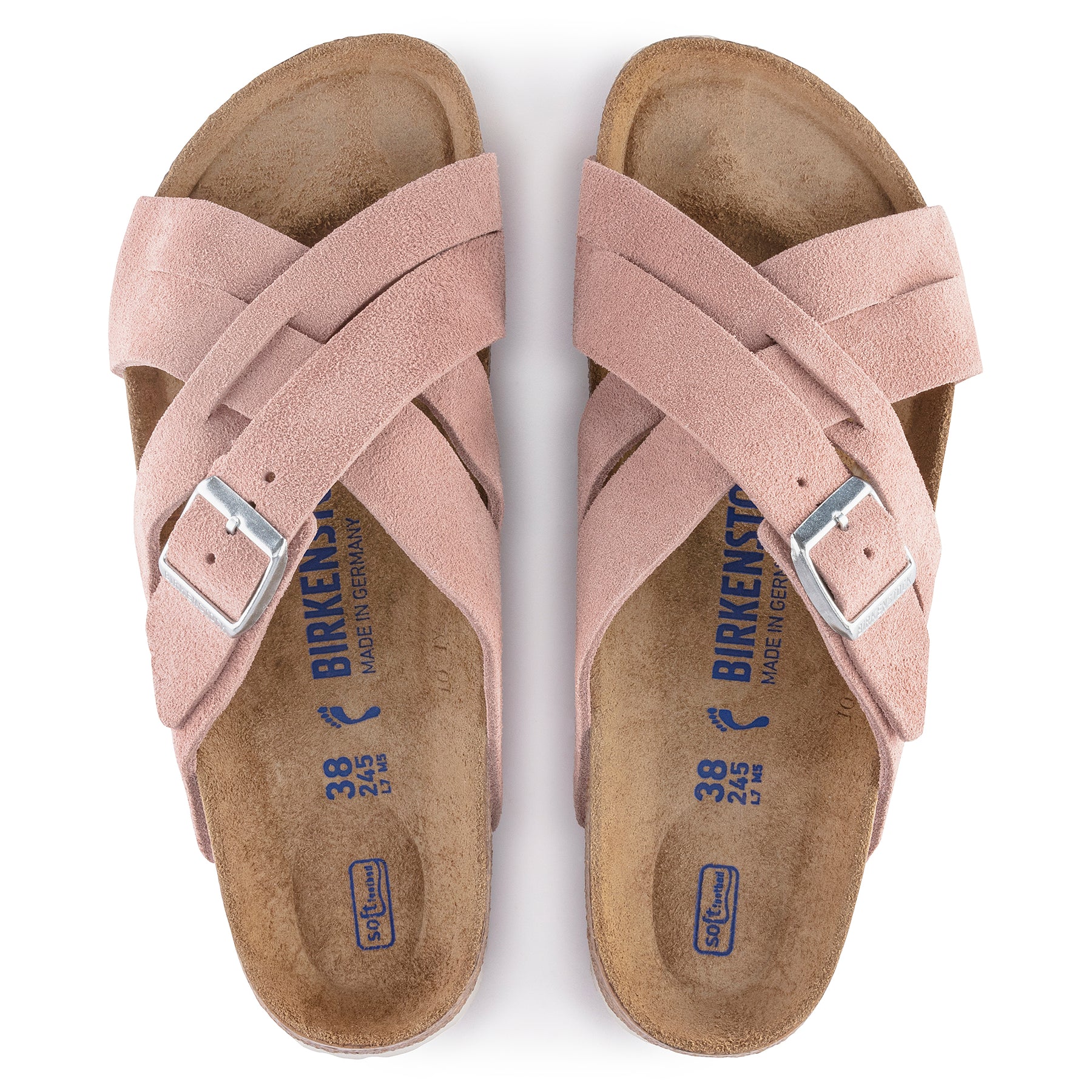 Birkenstock Limited Edition Lugano Soft Footbed pink clay suede