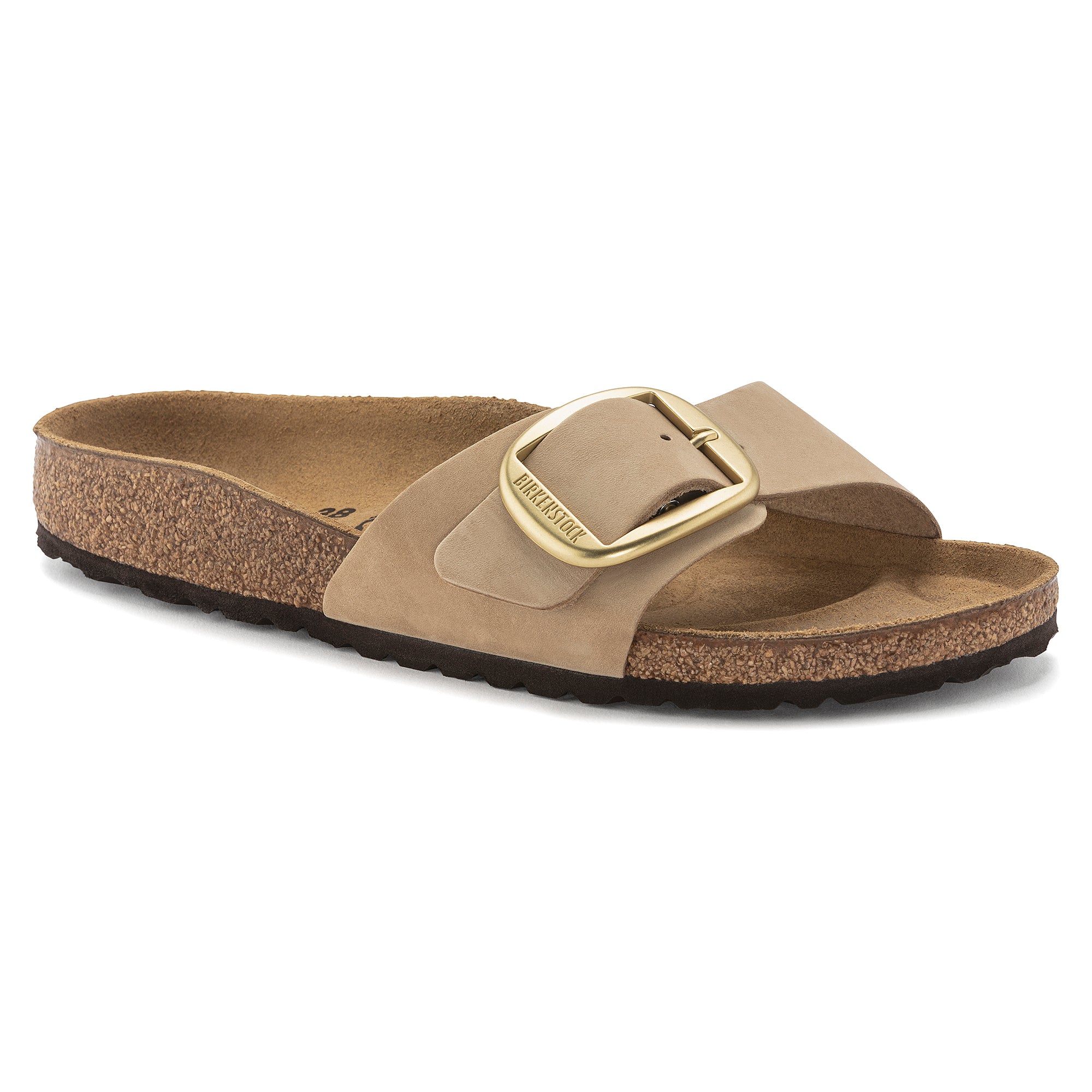 Birkenstock Madrid Big Buckle sandcastle nubuck