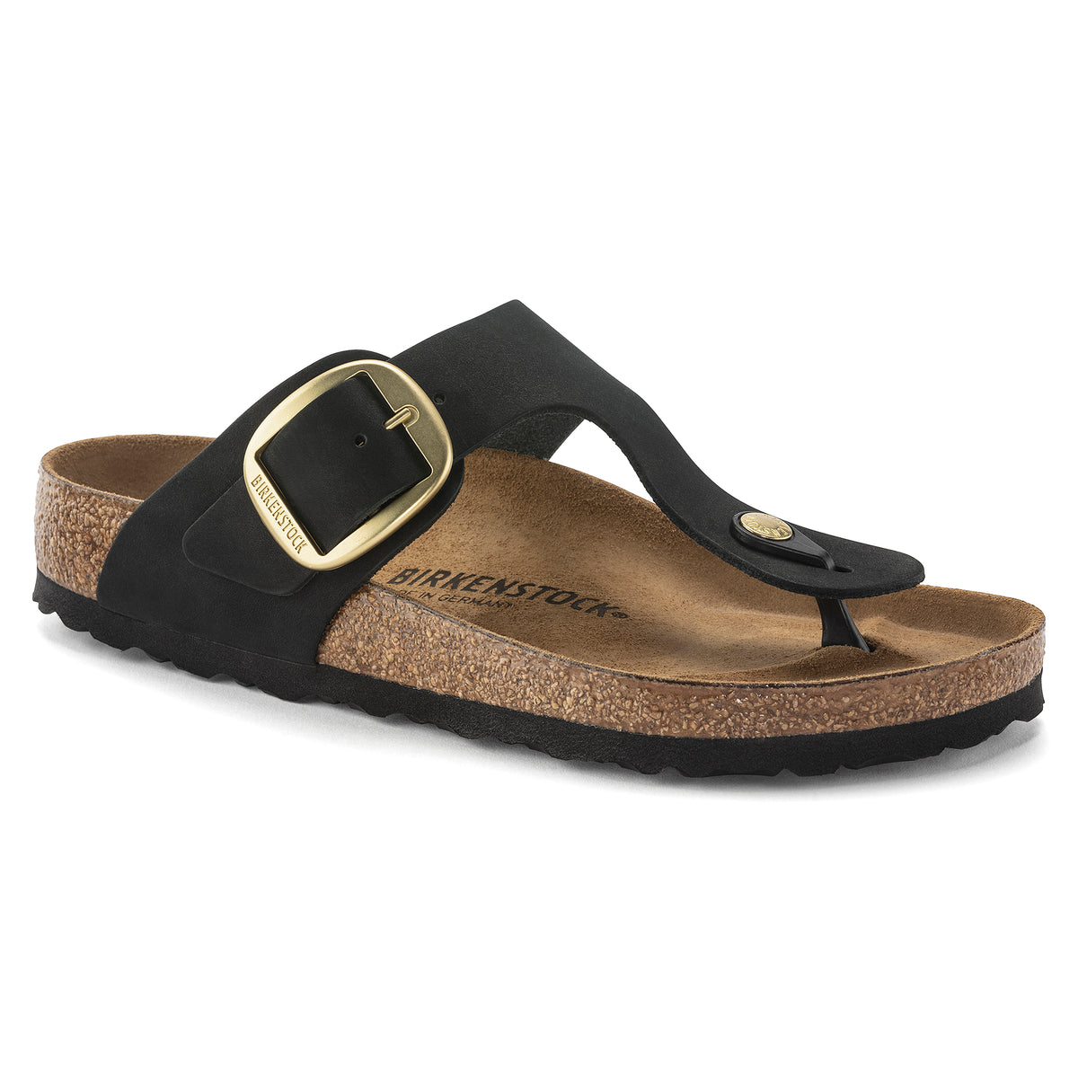 Birkenstock Limited Edition Gizeh Big Buckle black nubuck