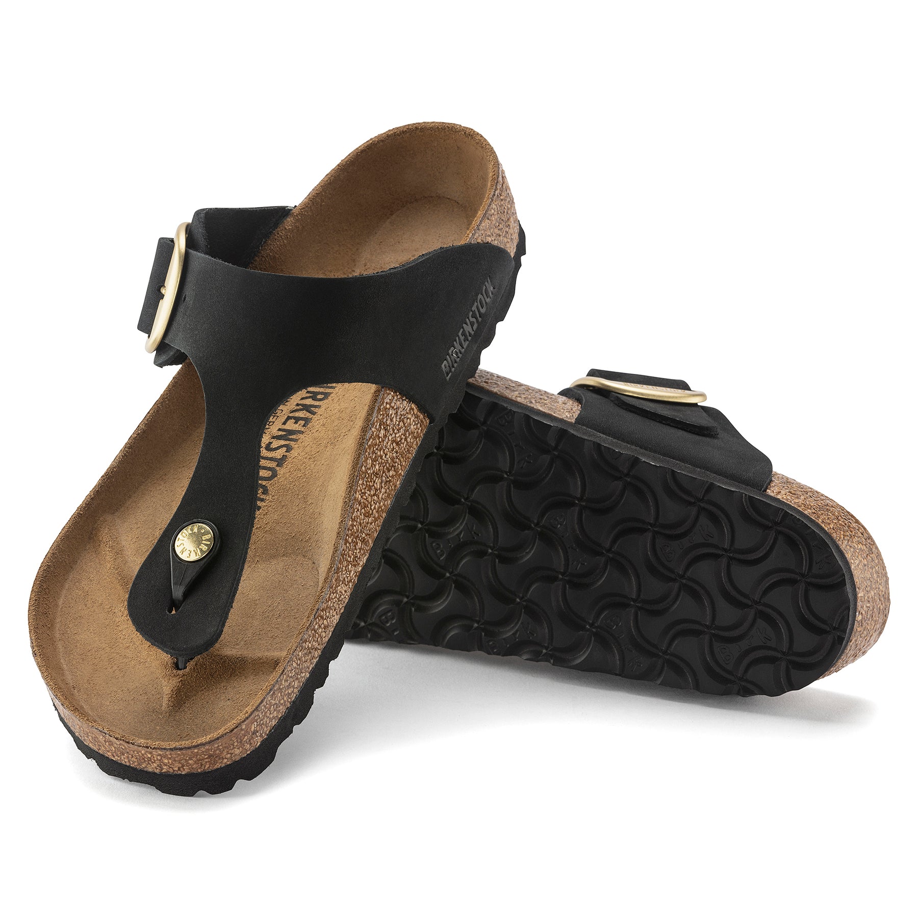 Birkenstock Limited Edition Gizeh Big Buckle black nubuck