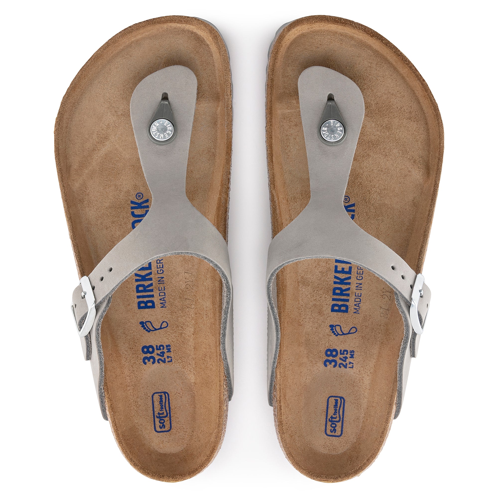 Birkenstock Limited Edition Gizeh Soft Footbed dove gray nubuck