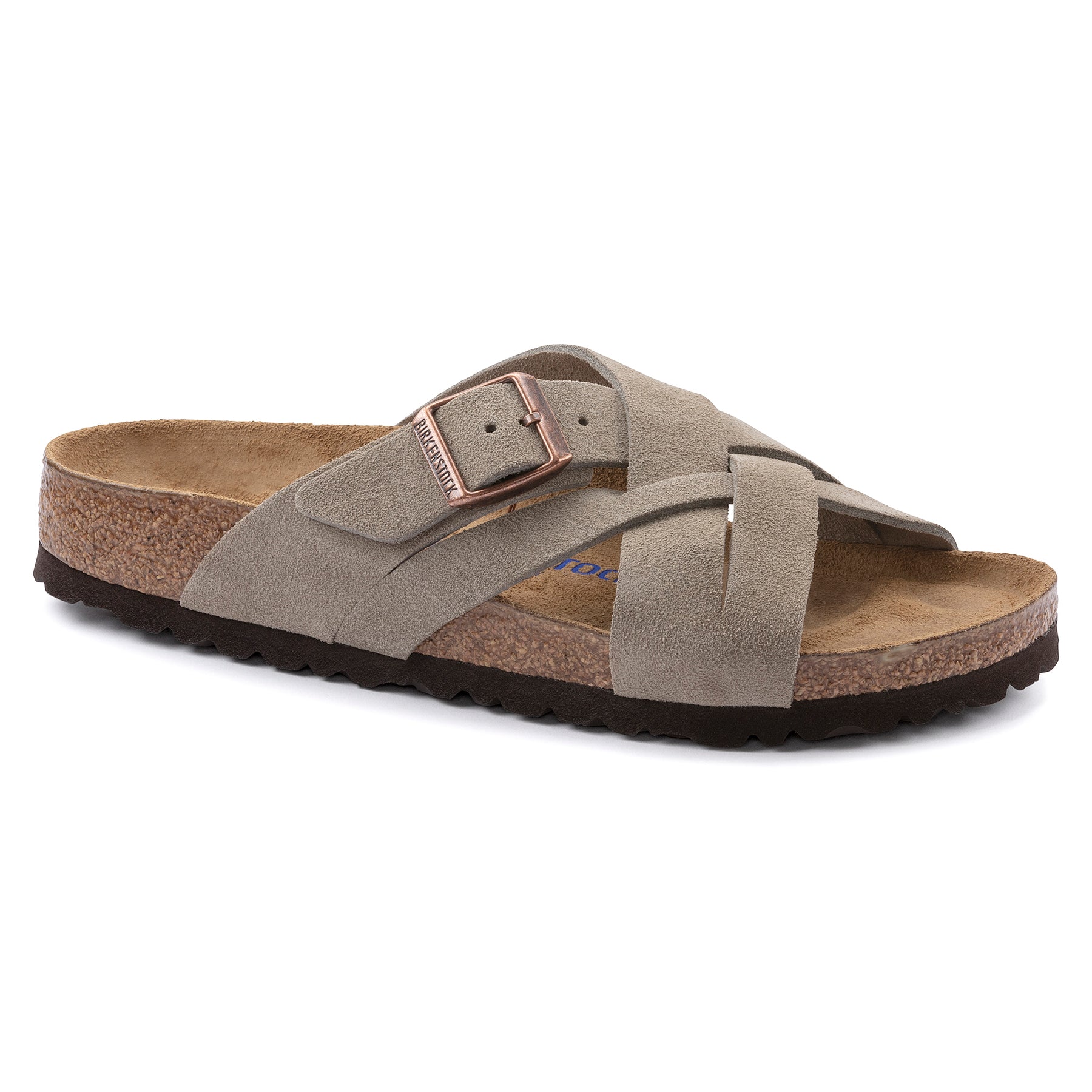 Birkenstock Limited Edition Lugano Soft Footbed taupe suede