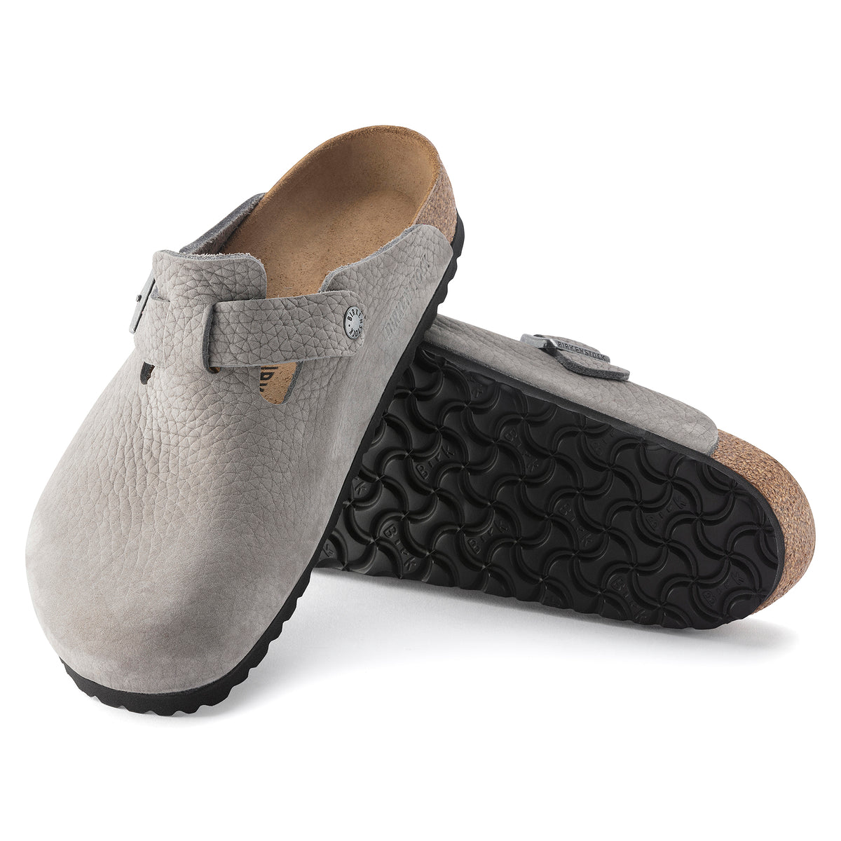 Birkenstock Limited Edition Boston desert buck whale gray nubuck