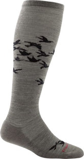 Darn Tough Women's Lifestyle Birds Knee High Lightweight with Cushion taupe