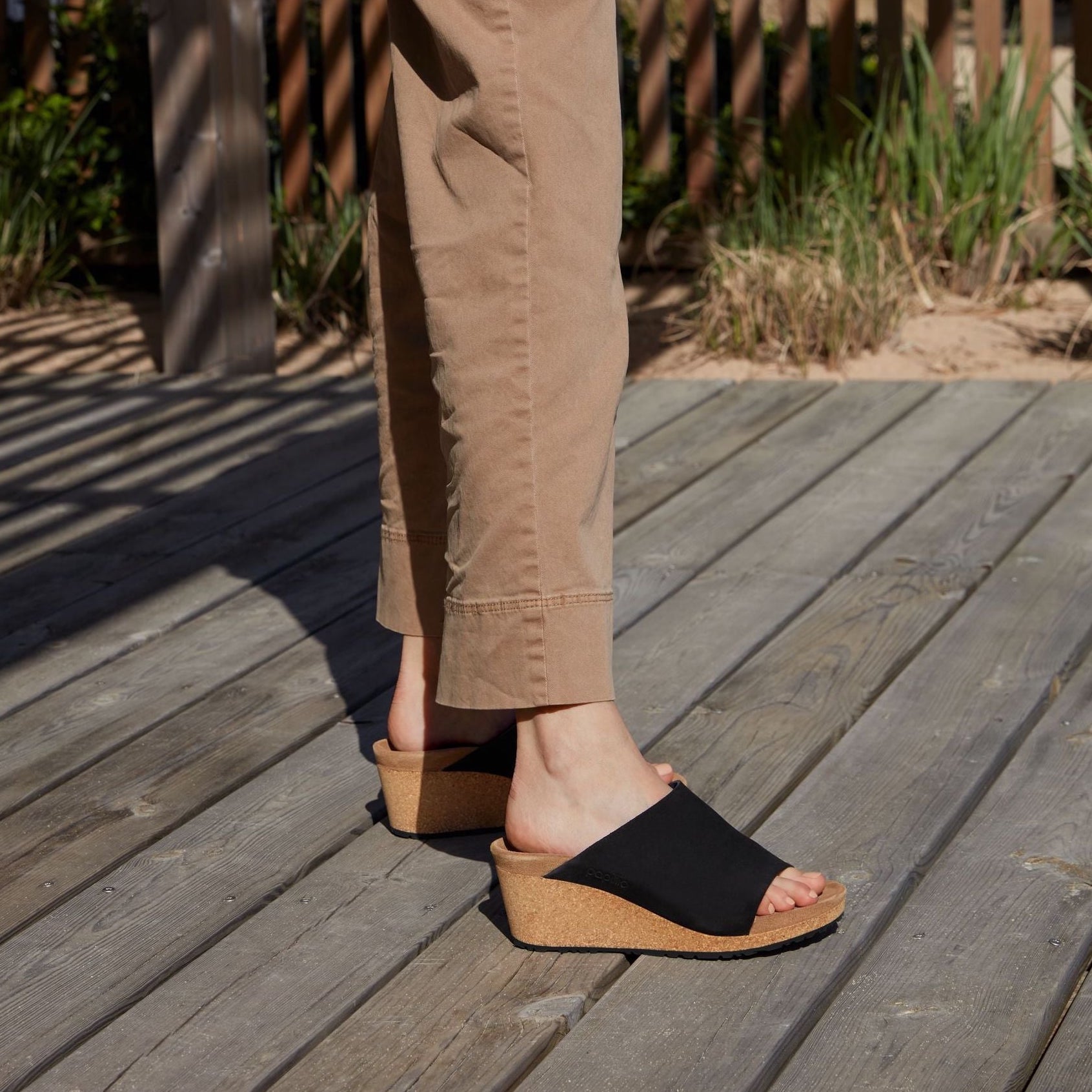 Papillio Namica black suede by Birkenstock