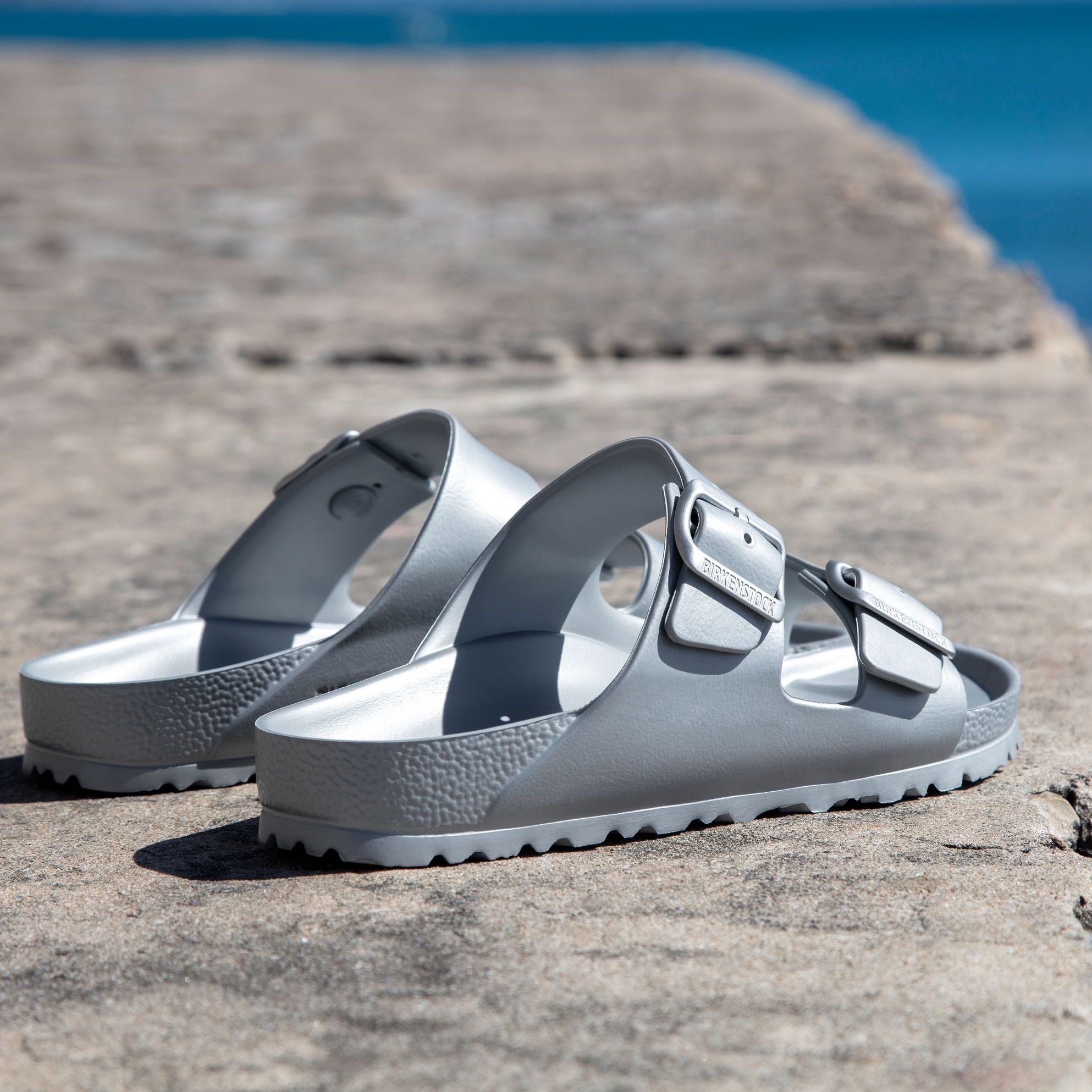 Birkenstock Limited Edition Arizona EVA metallic silver