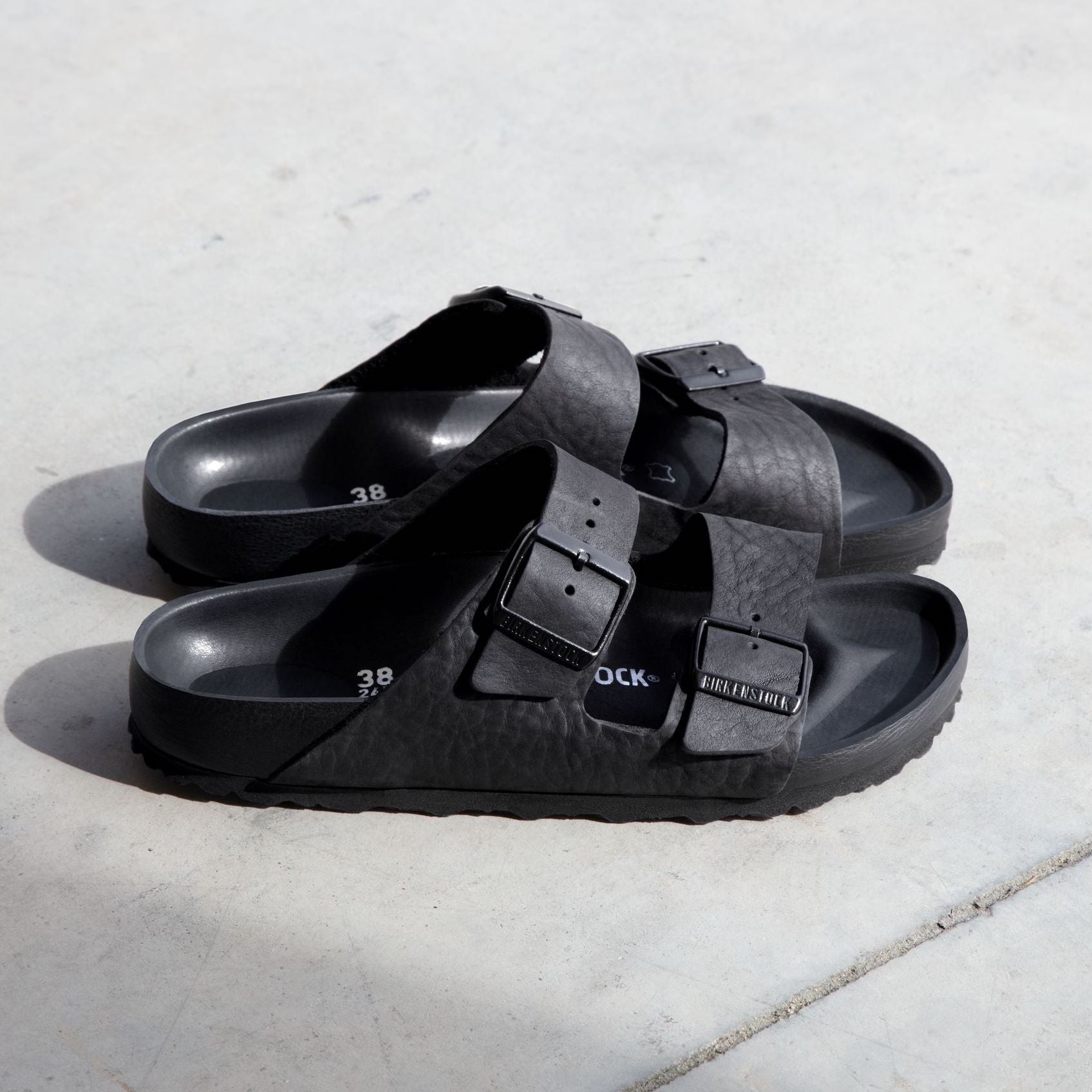 Arizona nubuck sale leather black