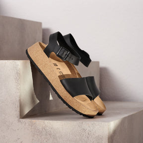 Papillio Glenda black leather by Birkenstock