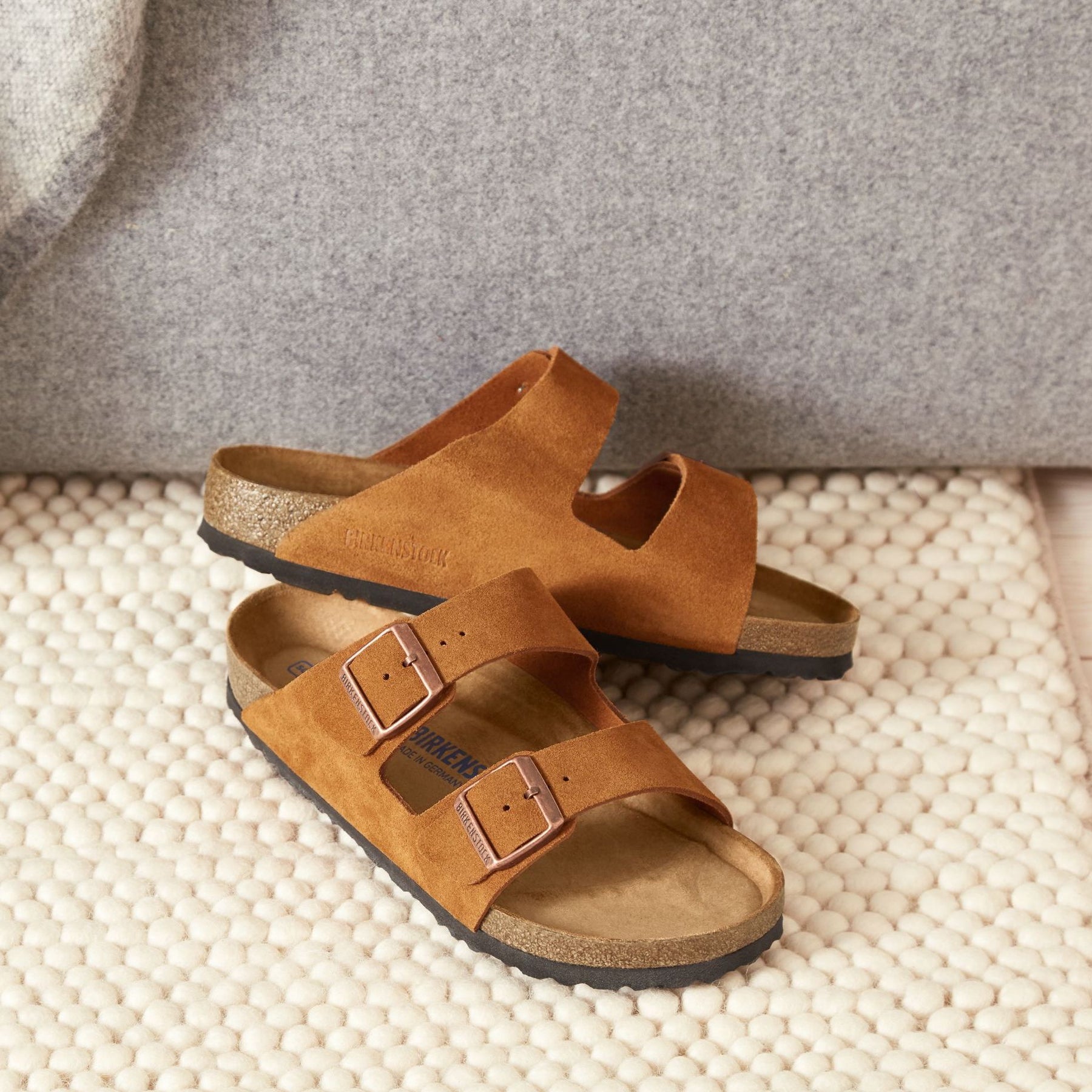 Birkenstock Arizona Soft Footbed mink suede