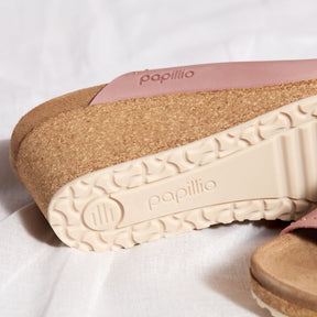Papillio Namica Rivets soft pink nubuck by Birkenstock
