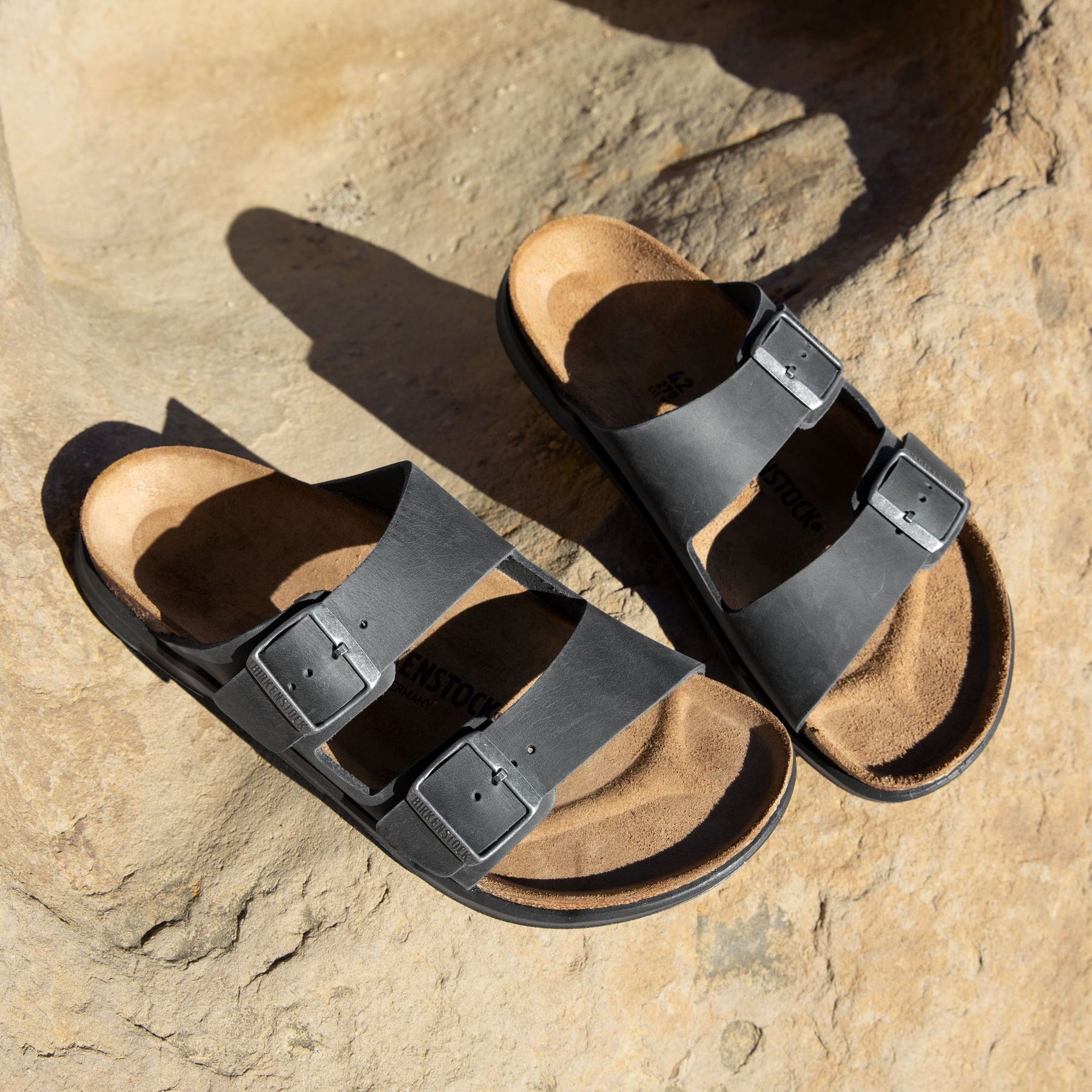 Birkenstock Rugged Casual Men's Arizona Rugged black oiled leather