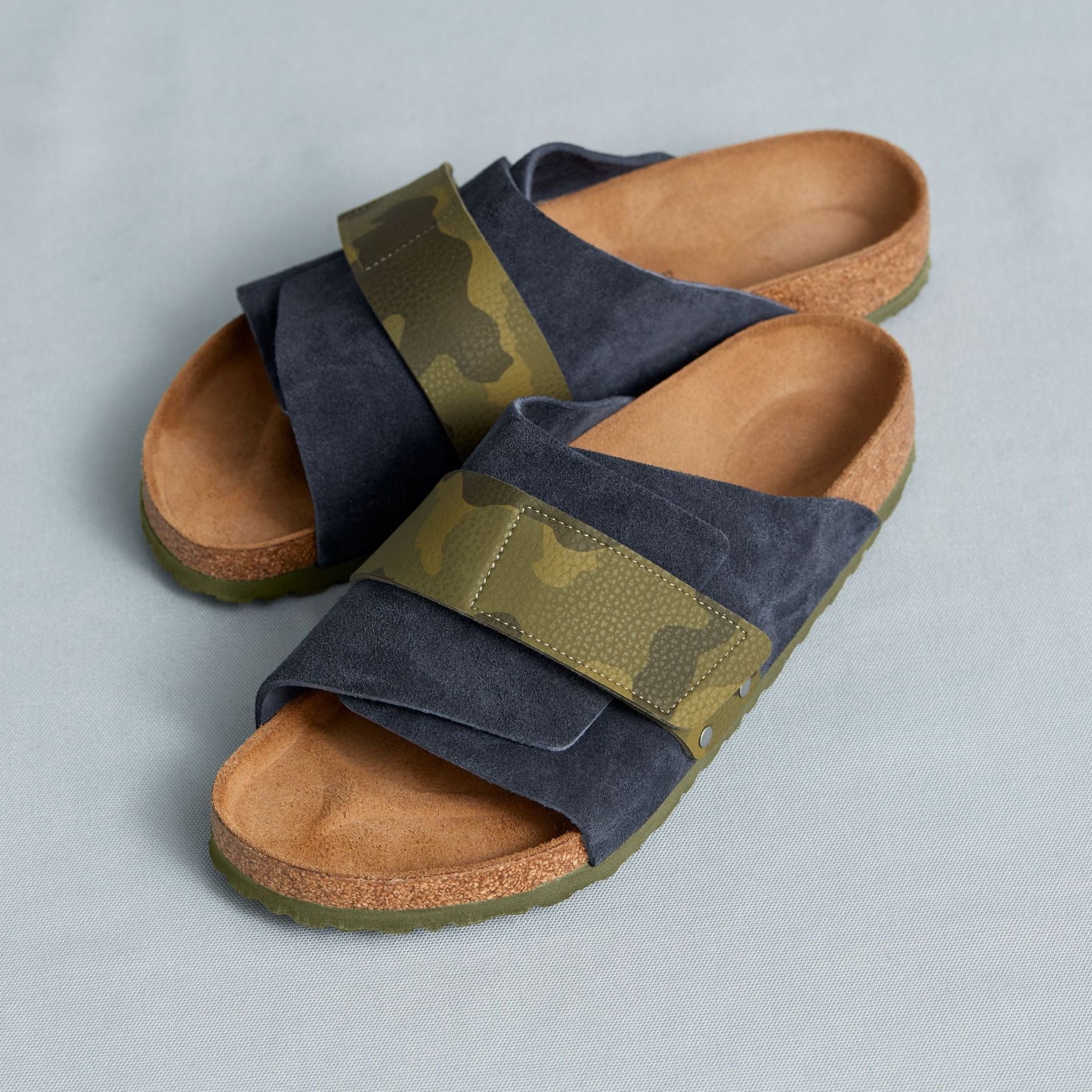 Birkenstock Limited Edition Kyoto midnight suede/camo Birko-Flor