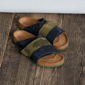 Birkenstock Limited Edition Kyoto midnight suede/camo Birko-Flor