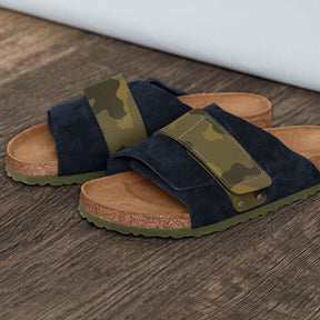 Birkenstock Limited Edition Kyoto midnight suede/camo Birko-Flor