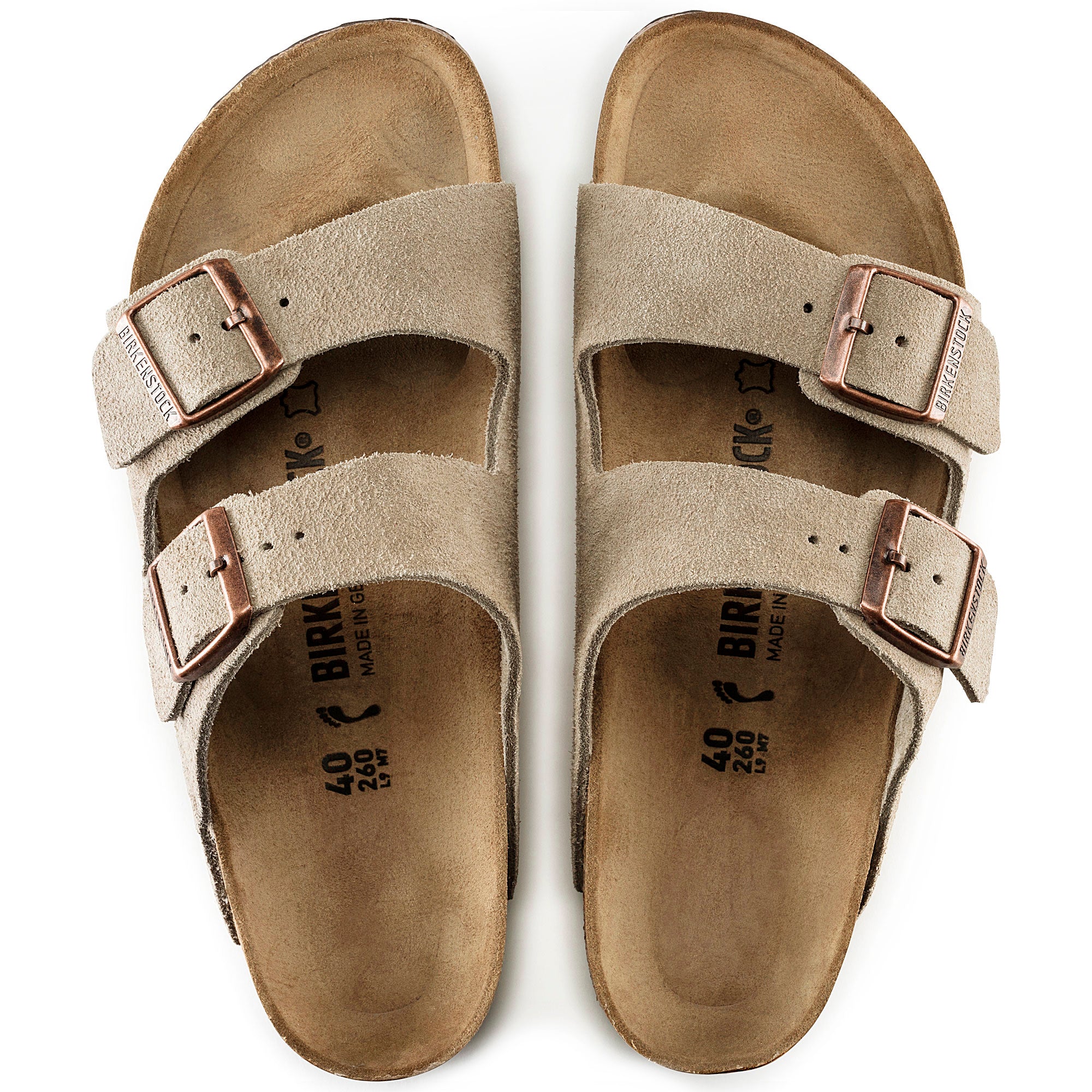 Arizona fashion taupe birkenstocks